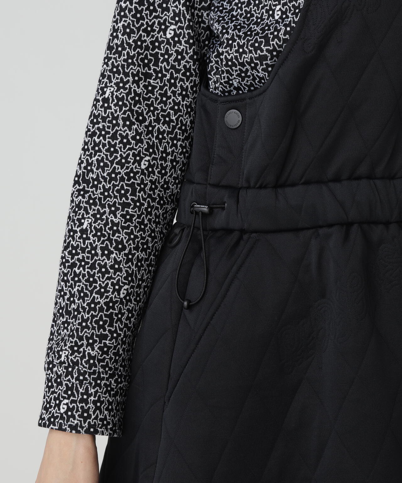 Peキルトジャガードサロペット風スカート | PEARLY GATES（パーリー