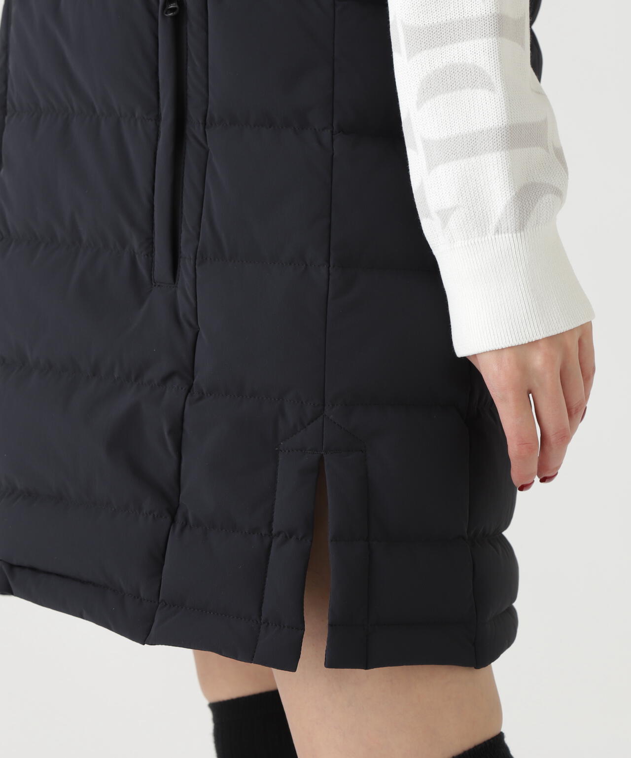 APEX×ダンボールダウンフルジップフーディワンピース | PEARLY GATES