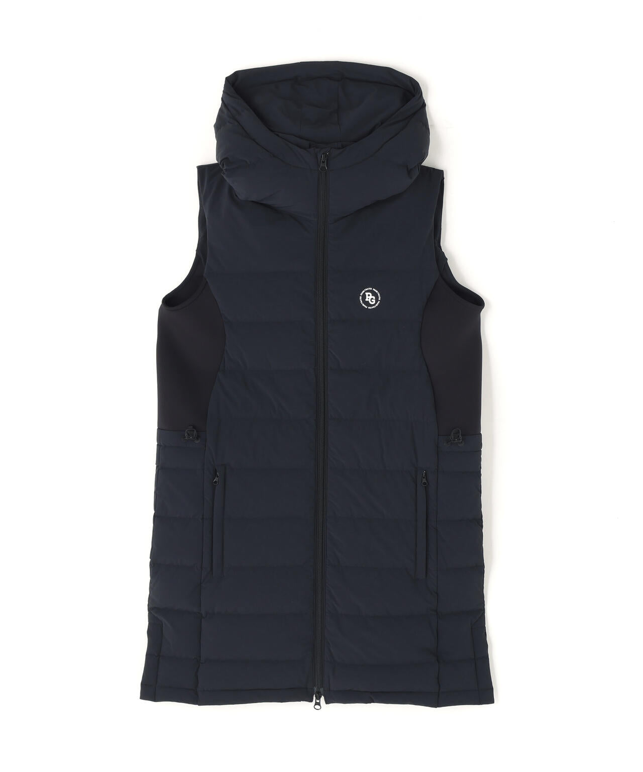 APEX×ダンボールダウンフルジップフーディワンピース