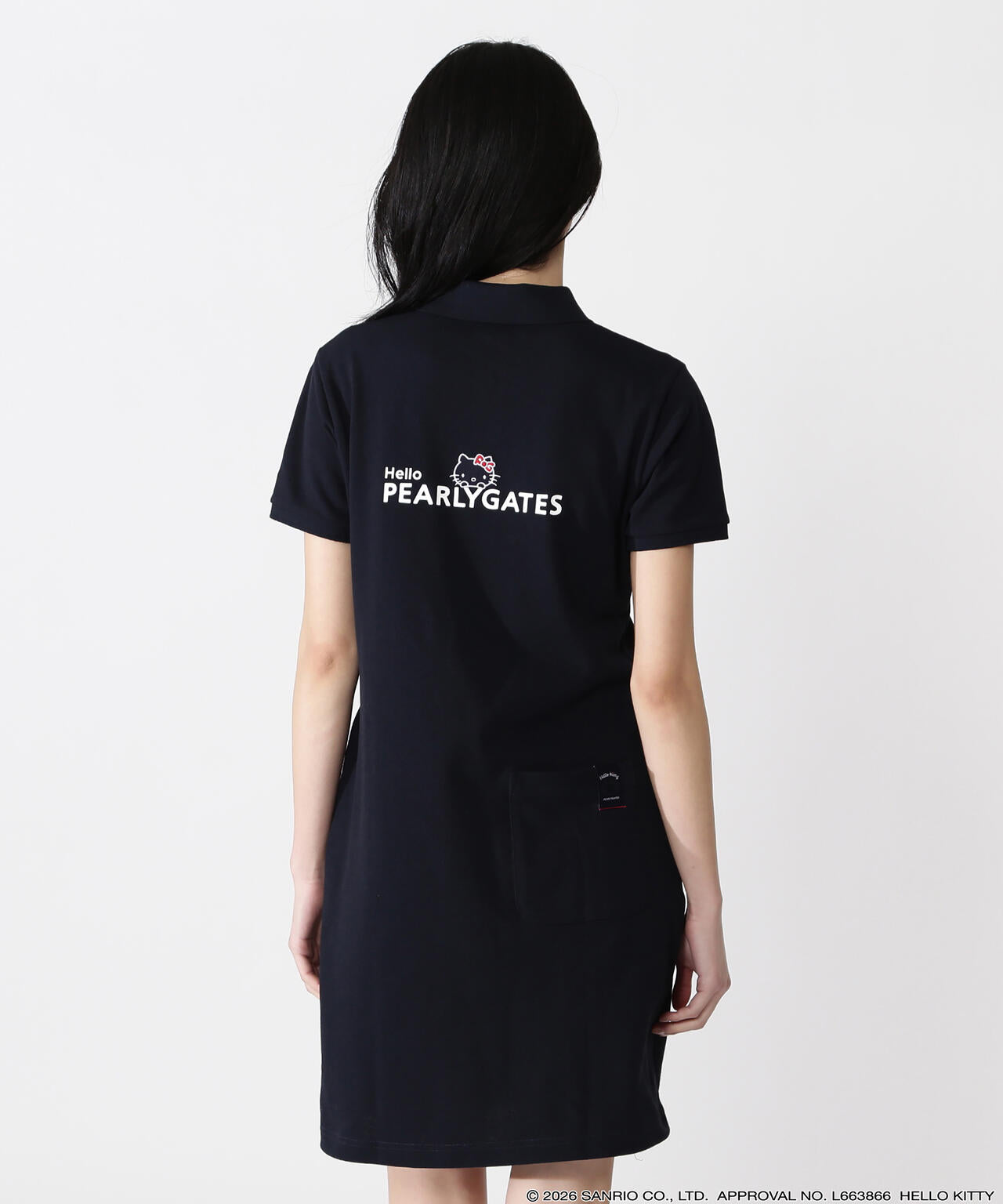 Hello Kitty×PEARLY GATES】T/Cカノコ半袖ポロワンピース | PEARLY