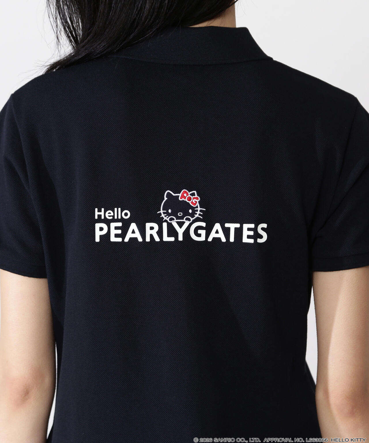 Hello Kitty×PEARLY GATES】T/Cカノコ半袖ポロワンピース | PEARLY