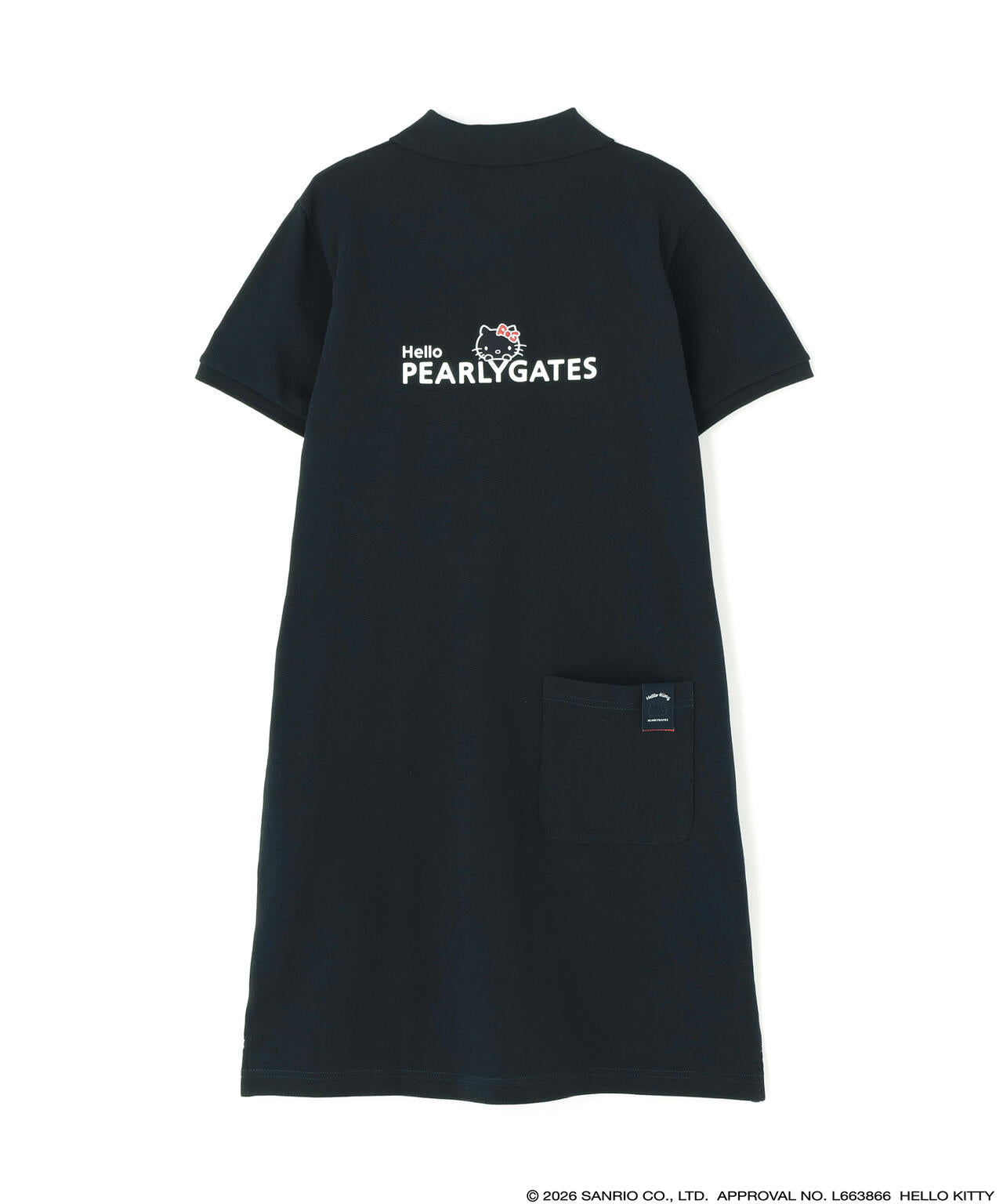 【Hello Kitty×PEARLY GATES】T/Cカノコ半袖ポロワンピース