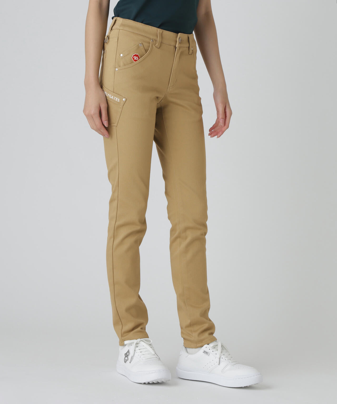 新品 パーリーゲイツ ＥＸストレッチ 表ピーチ×フィルサーモパンツ(7)3L/茶 新品 パーリーゲイツ EXストレッチ 表ピーチ×フィルサーモパンツ(7)3L/茶