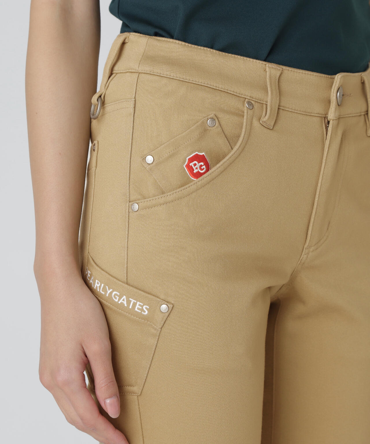 ストレッチサテン表スエードピーチパンツ | PEARLY GATES（パーリー