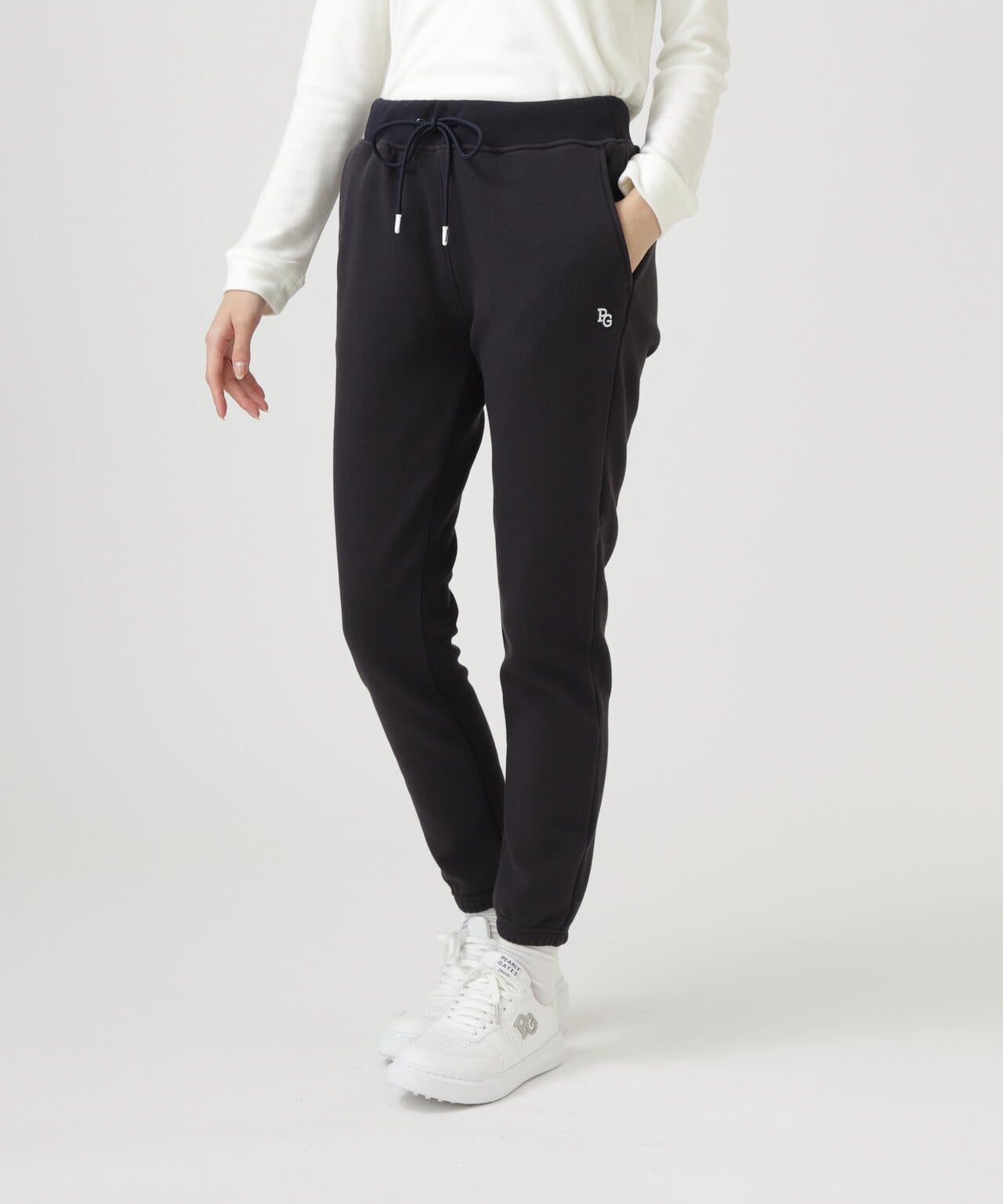 ツイル裏毛スウェットパンツ