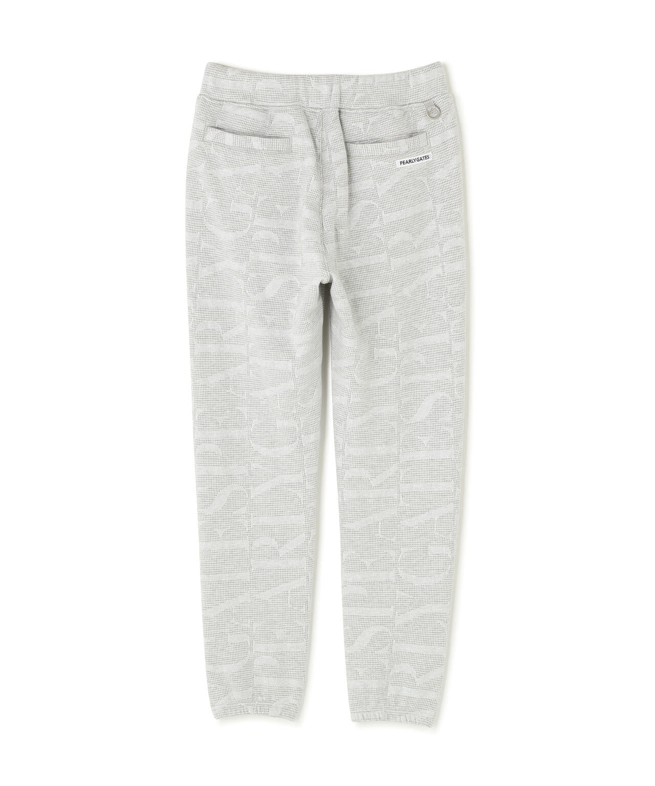 裏毛ストレッチロゴジャガードフルジップフーディジャケット | PEARLY