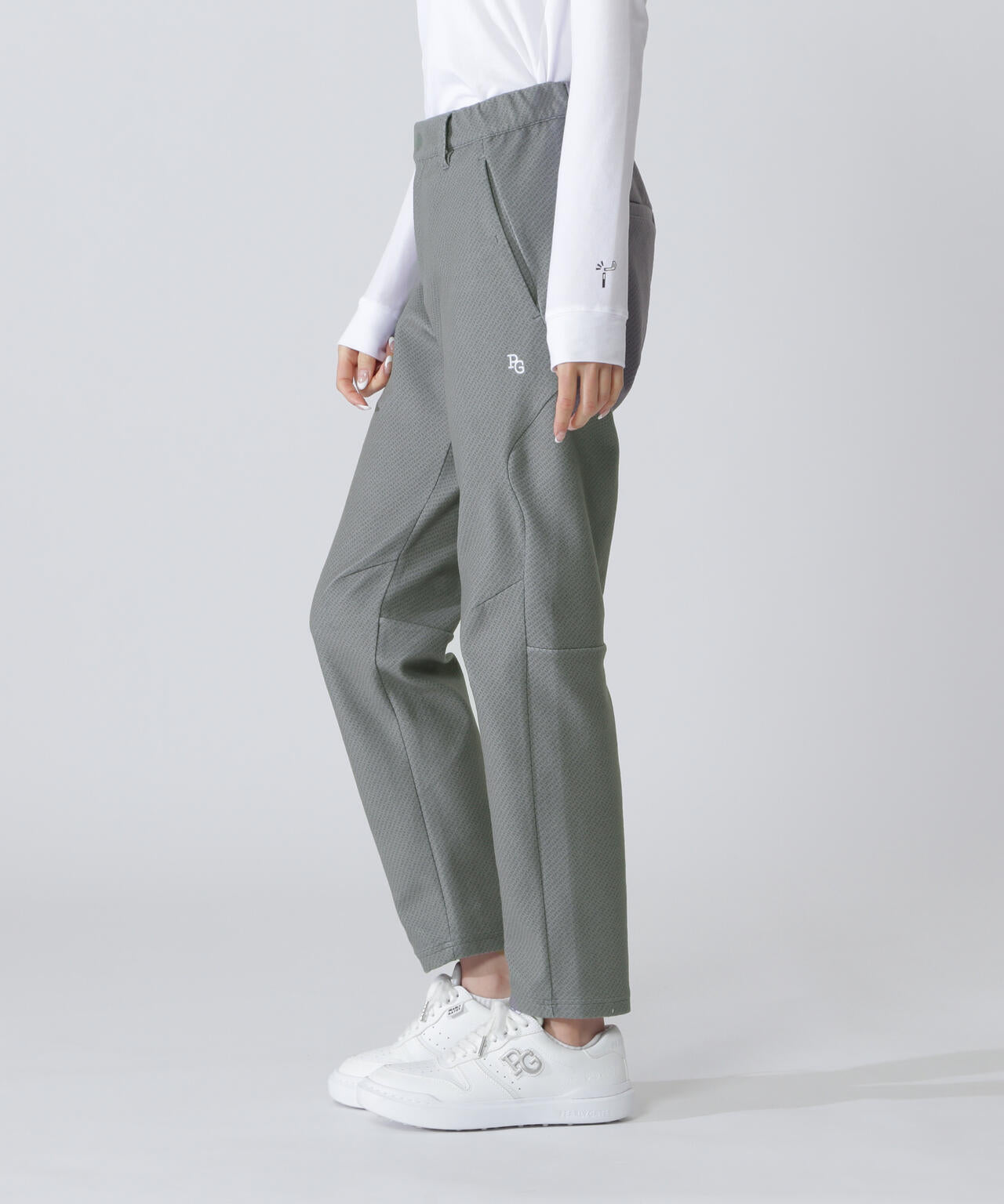 ストレッチフリースパンツ ＜ロゴ総柄＞ | PEARLY GATES（パーリー