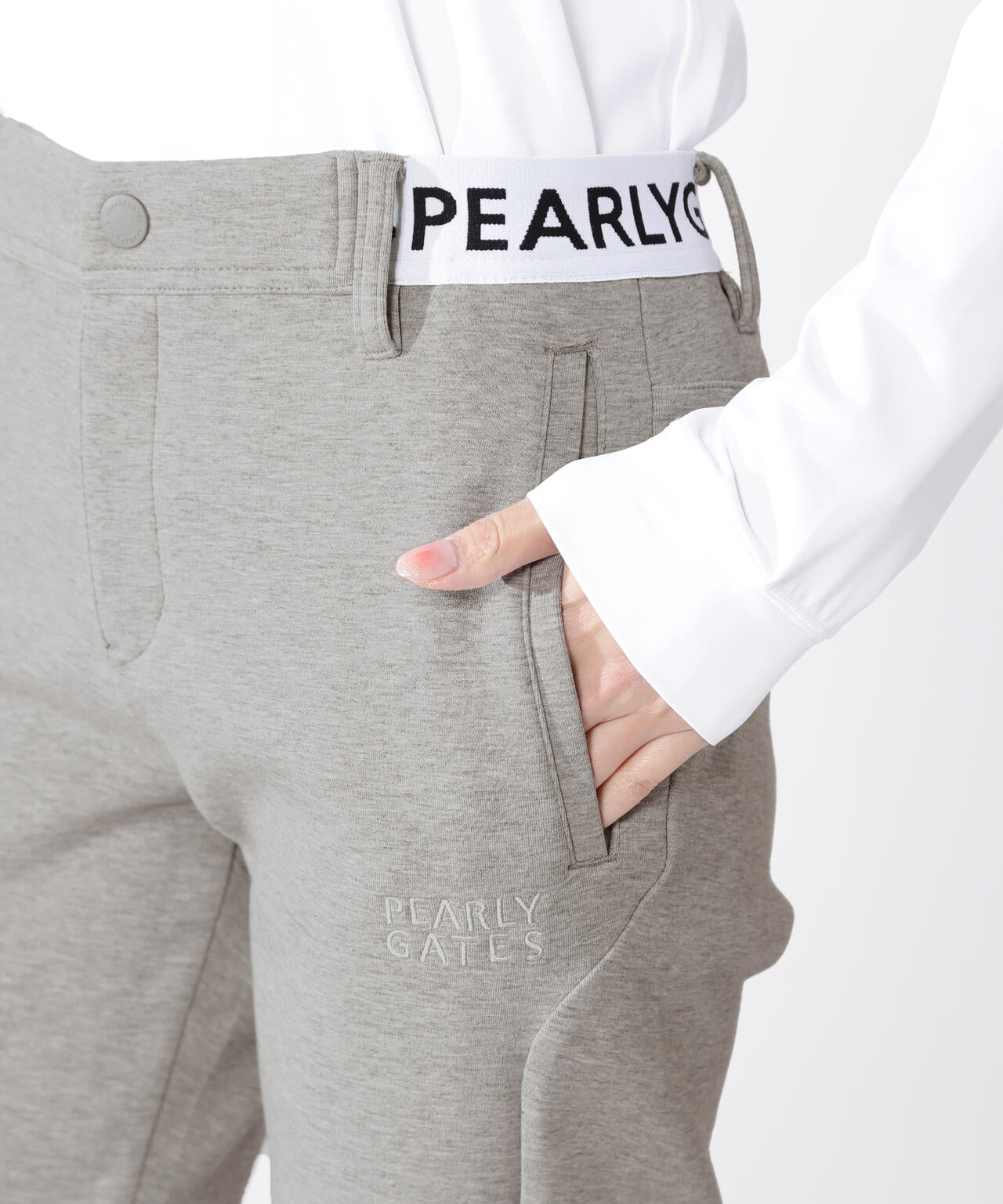 パーリーゲイツ テックスブリッドジャージー5ポケットパンツ (5)L/グレー Light 5-Pocket Pants | 山と道 U.L. HIKE & BACKPACKING