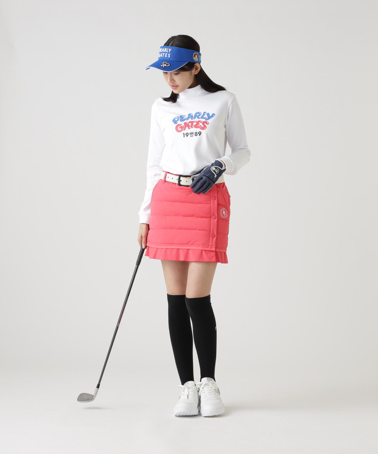 NyストレッチBIGリップストップ中綿スカート