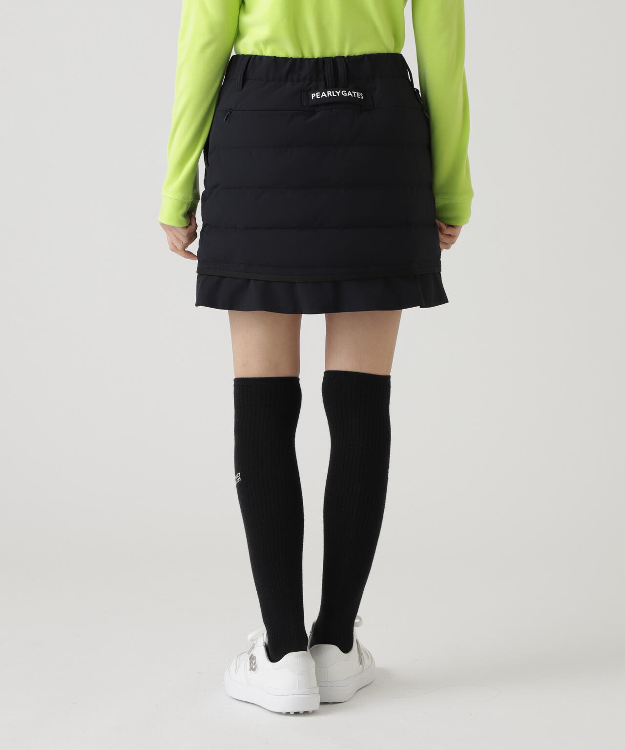 NyストレッチBIGリップストップ中綿スカート