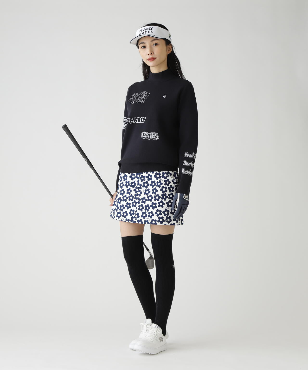 パーリーゲイツ　セーターとスカート パーリーゲイツ ニット セットアップ 冬 スカート 【公式通販】