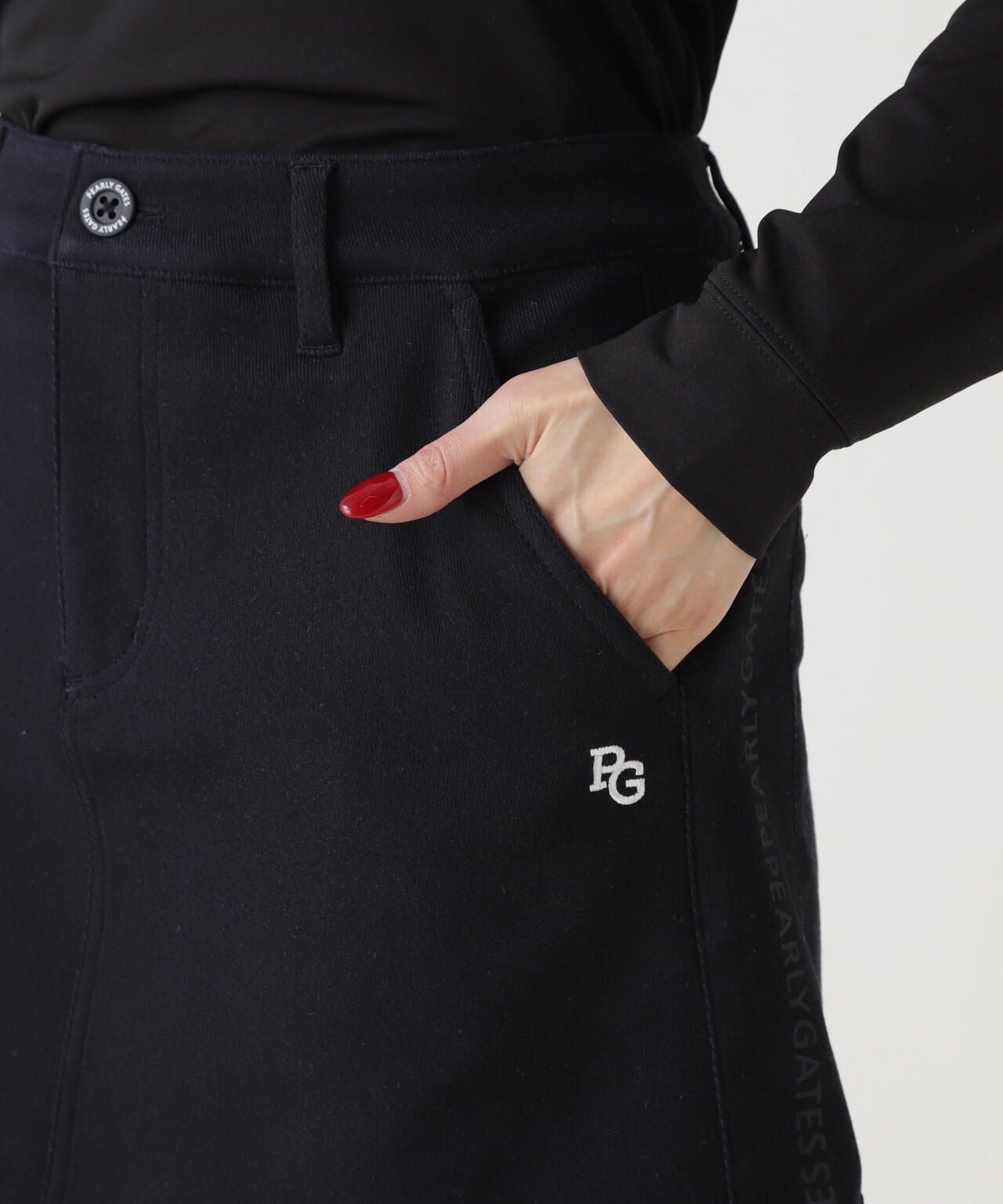 C/Peストレッチカルゼ裏地付きスカート