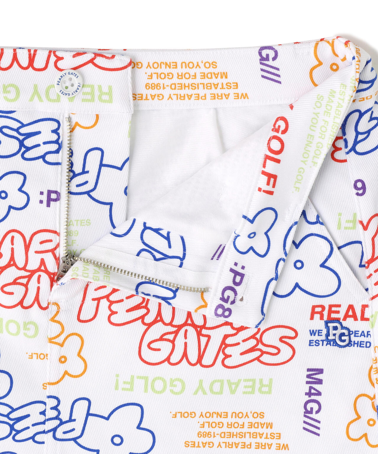 C／Peストレッチカルゼ裏起毛 ロゴ×花柄 | PEARLY GATES（パーリー