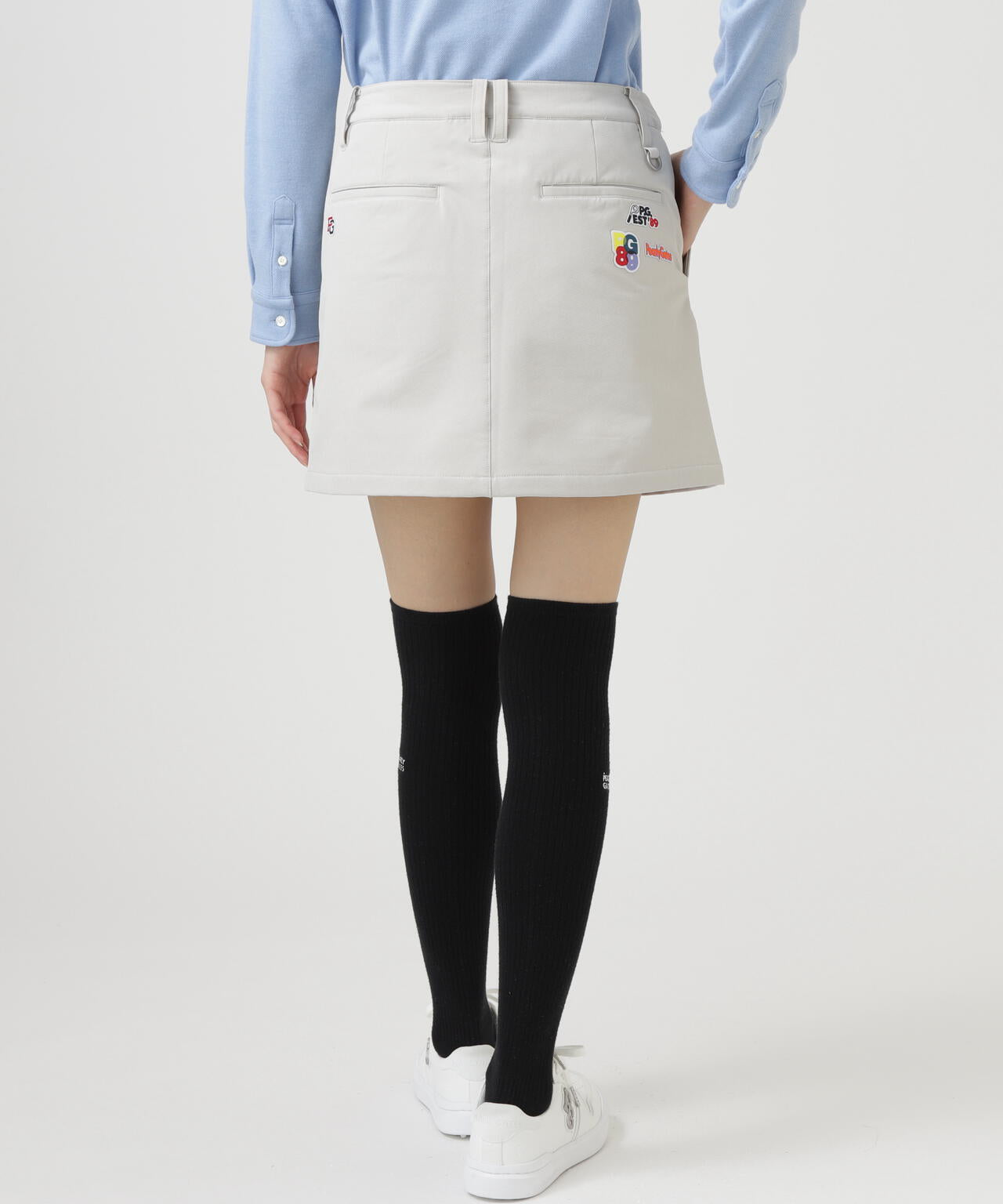 4WAYストレッチ×BACKフリーススカート | PEARLY GATES（パーリーゲイツ