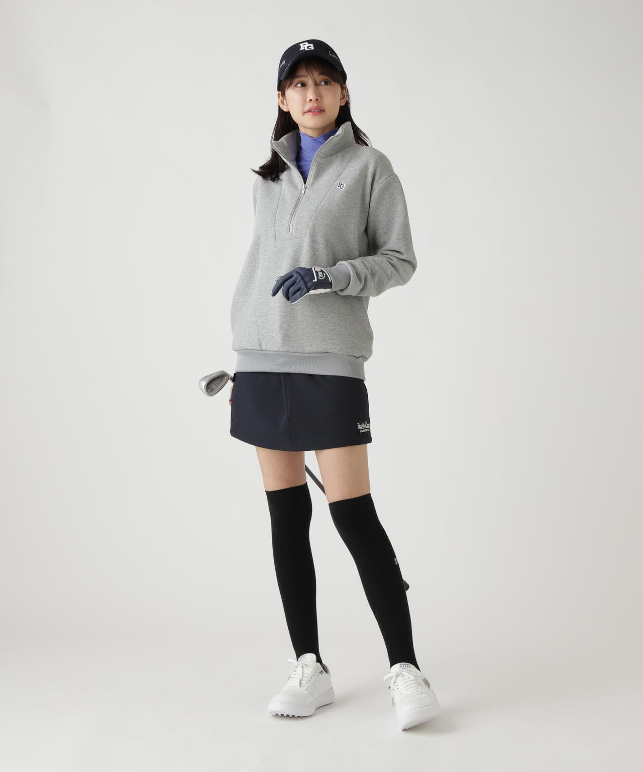 4WAYストレッチ×BACKフリーススカート | PEARLY GATES（パーリーゲイツ