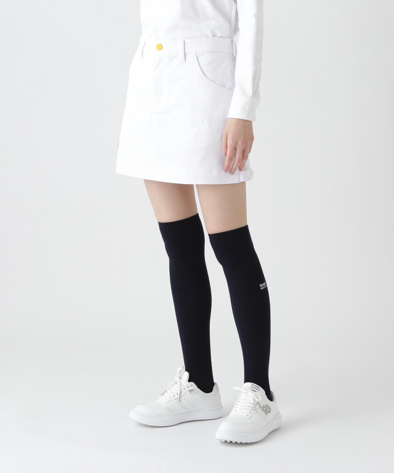 PG is PG C/Peストレッチカルゼ5ポケットスカート