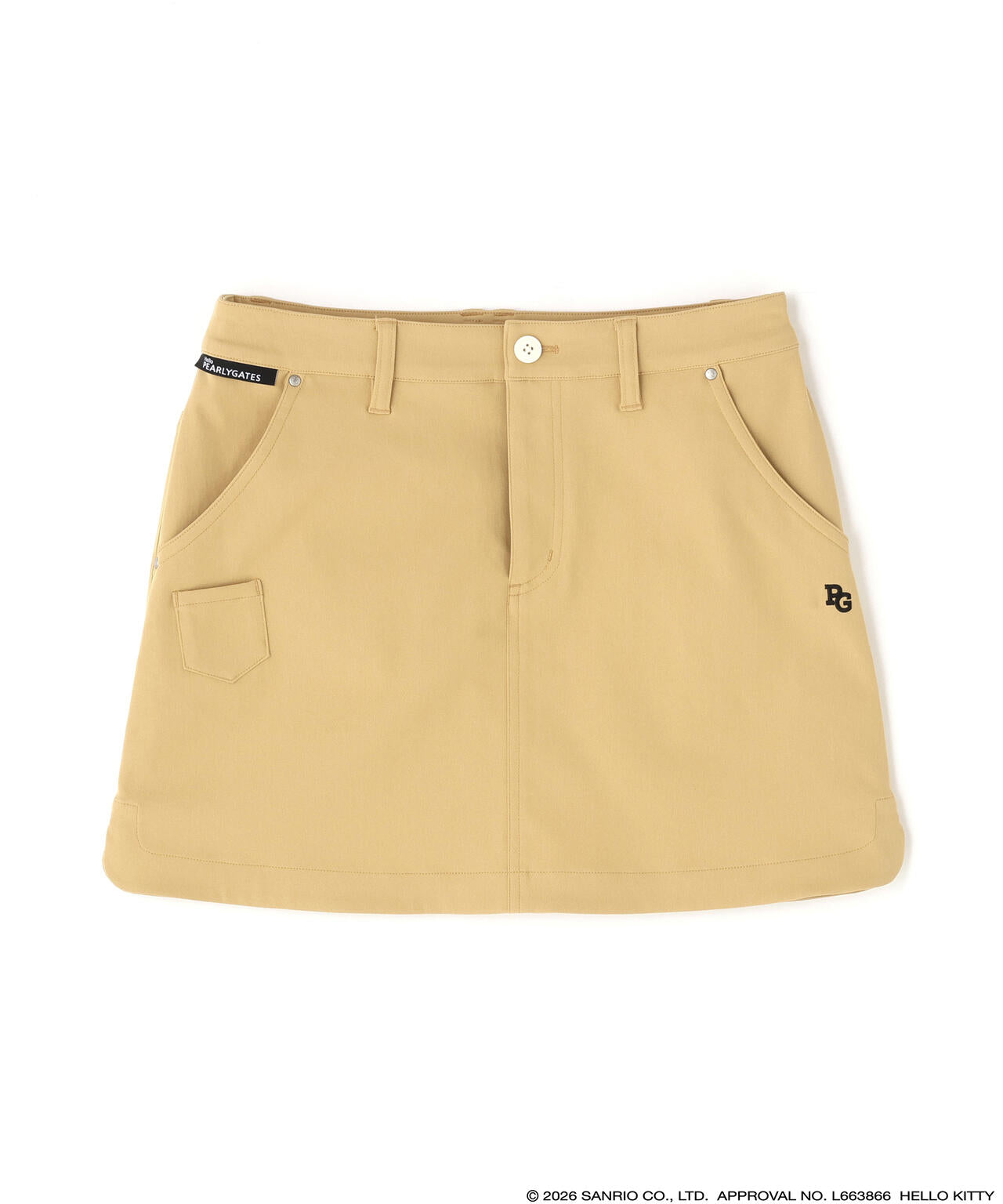 PEARLY GATES ストレッチスカート イエロー Hello Kitty×PEARLY GATES】Peストレッチチノスカート | PEARLY GATES