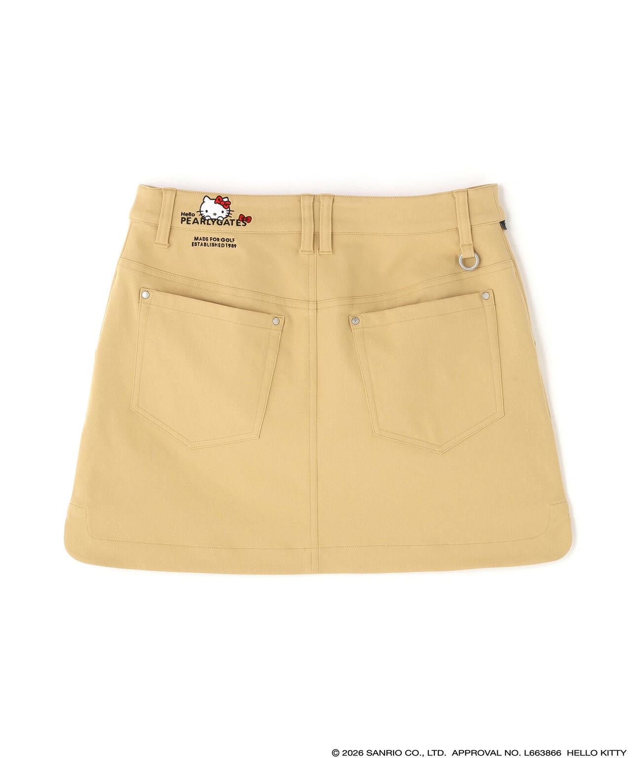 【Hello Kitty×PEARLY GATES】Peストレッチチノスカート