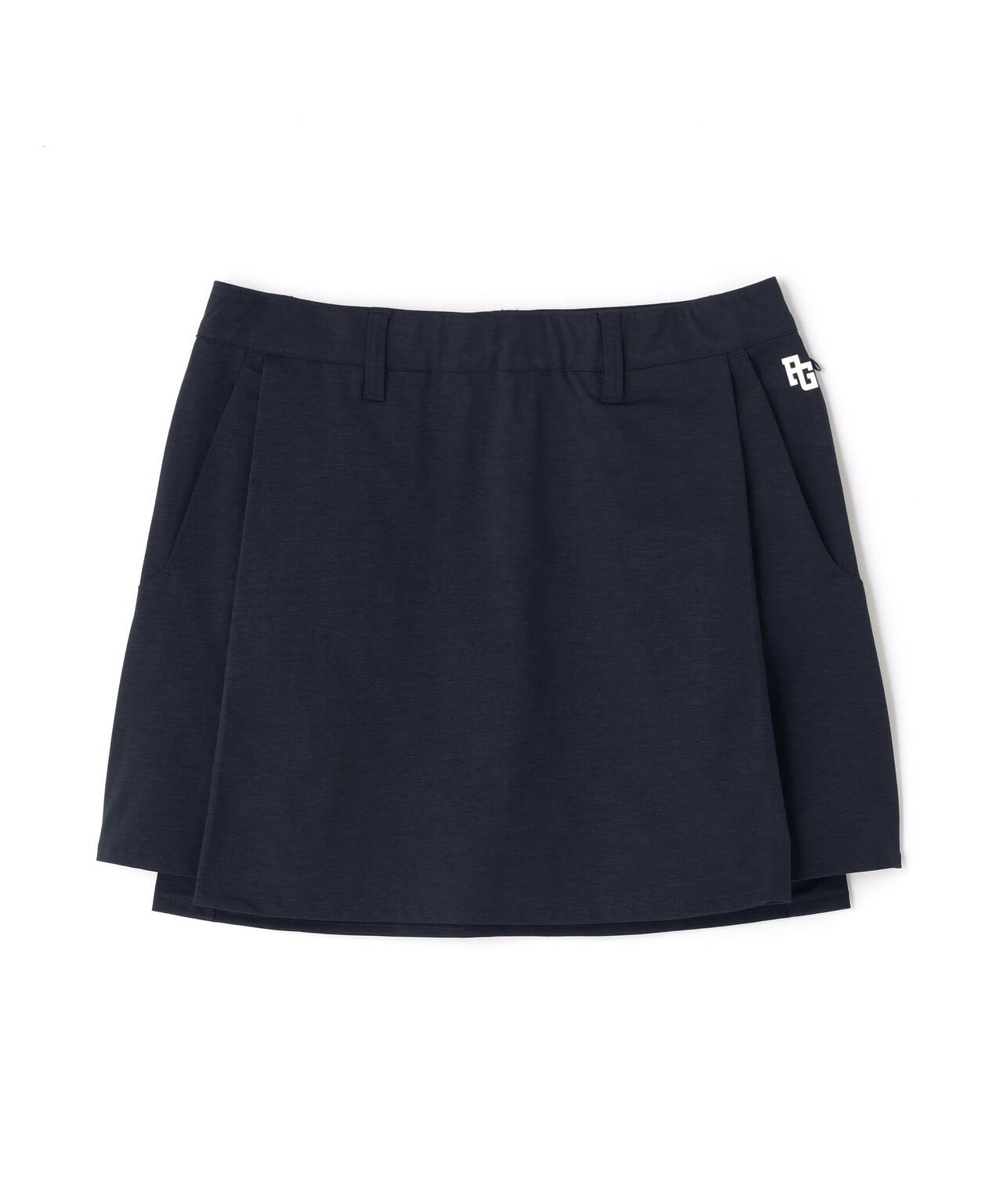 Peカチオンメランジ天竺スカート