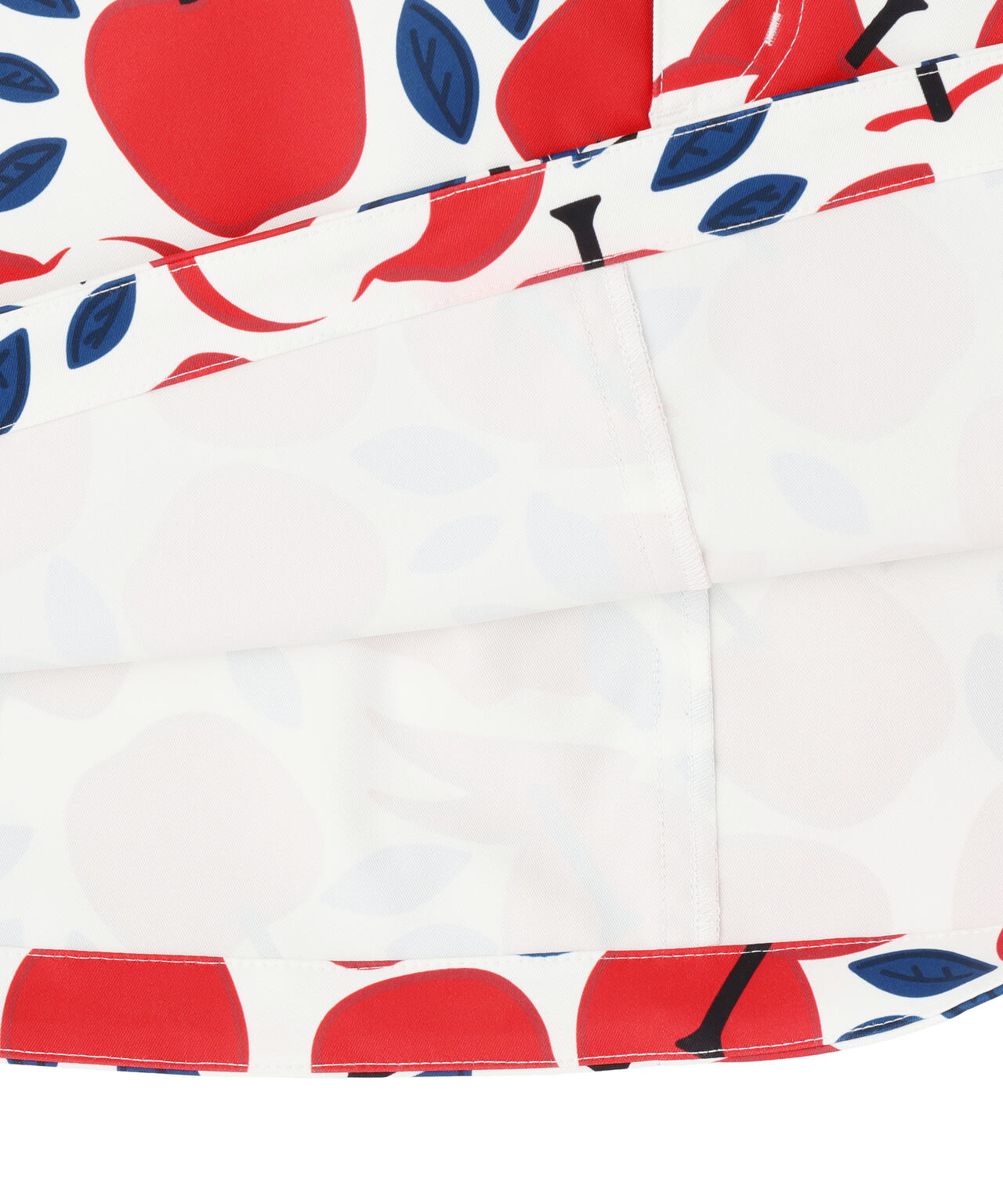 りんご総柄Peストレッチチノスカート