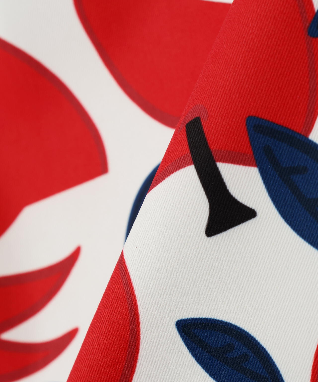 りんご総柄Peストレッチチノスカート