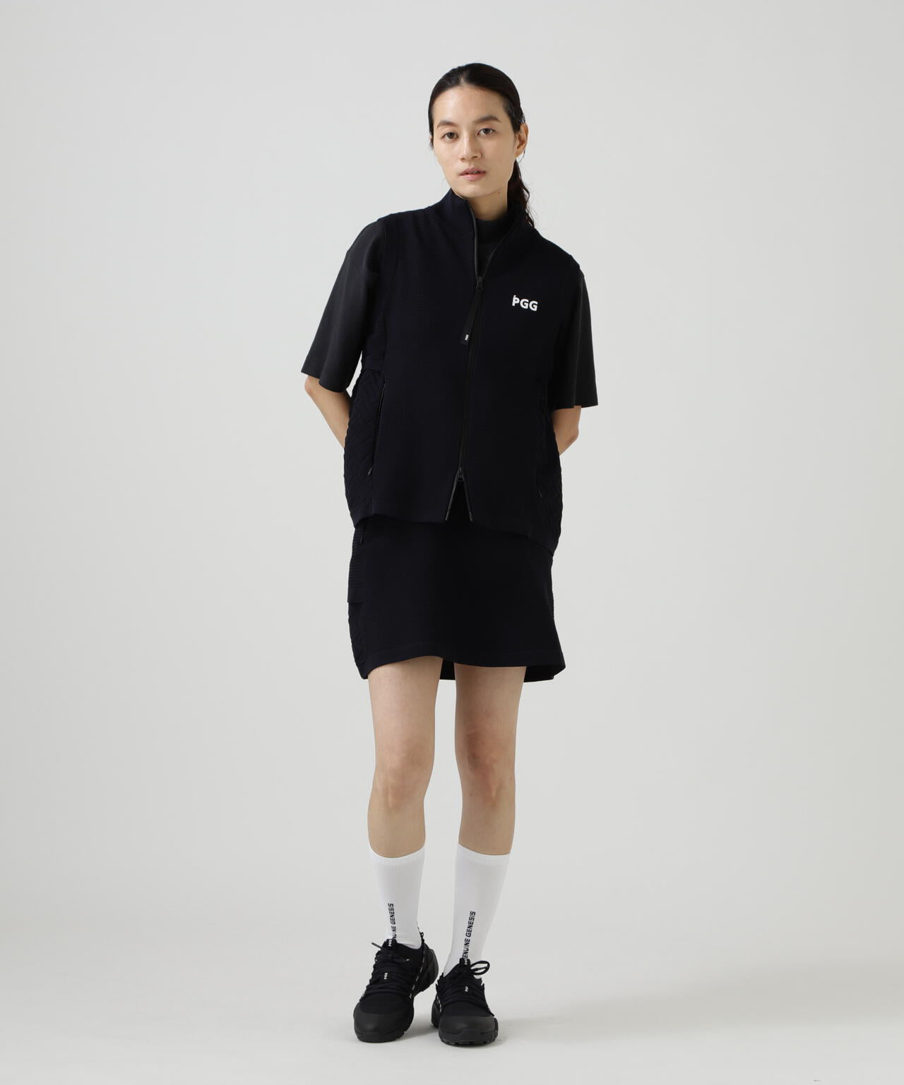 PGG】【直営店舗&公式オンライン限定】ポリエステルヤーンmmニット