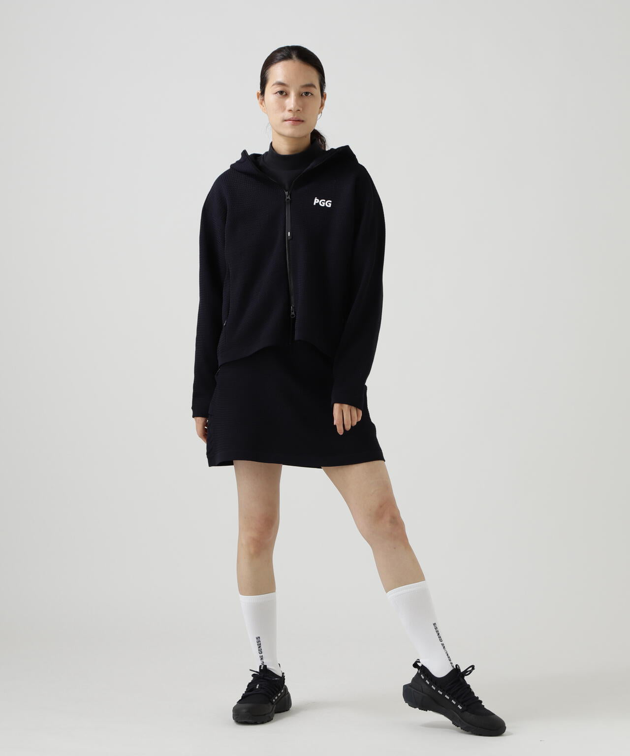 PGG】【直営店舗&公式オンライン限定】ポリエステルヤーンmmニット