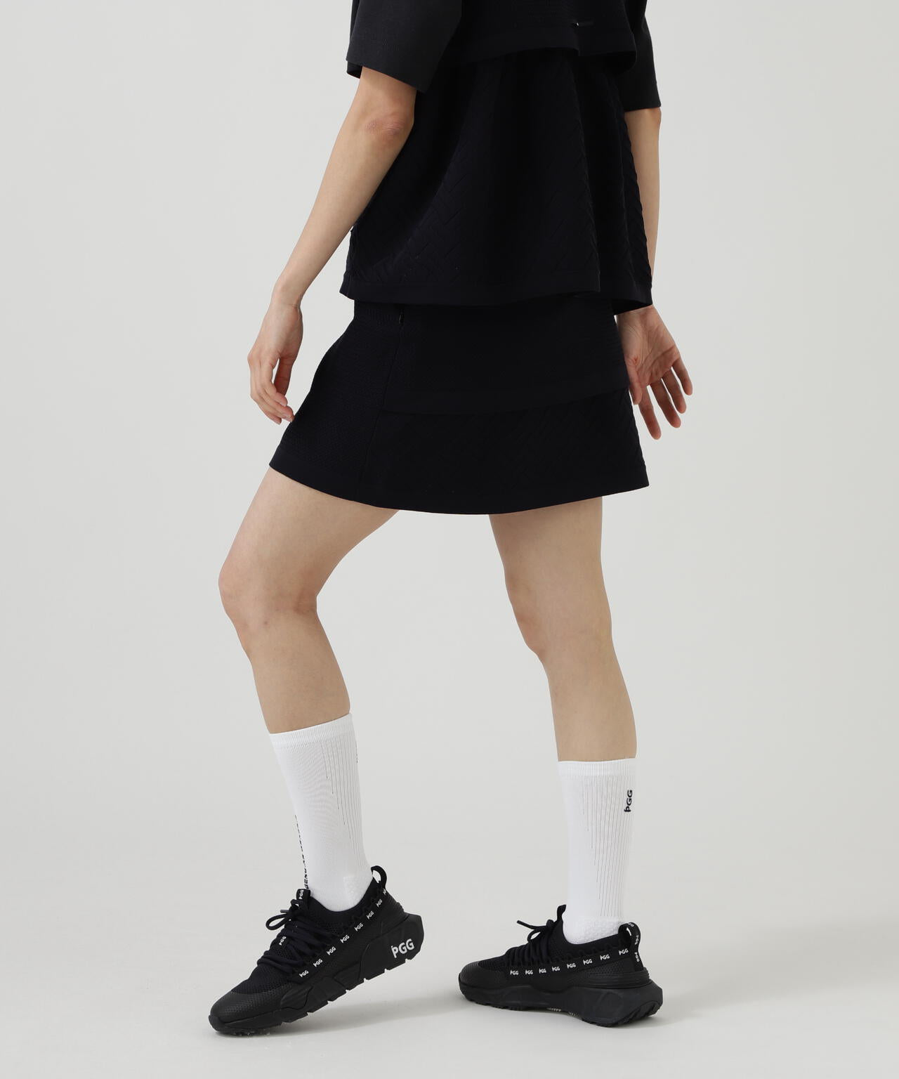 PGG】【直営店舗&公式オンライン限定】ポリエステルヤーンmmニット