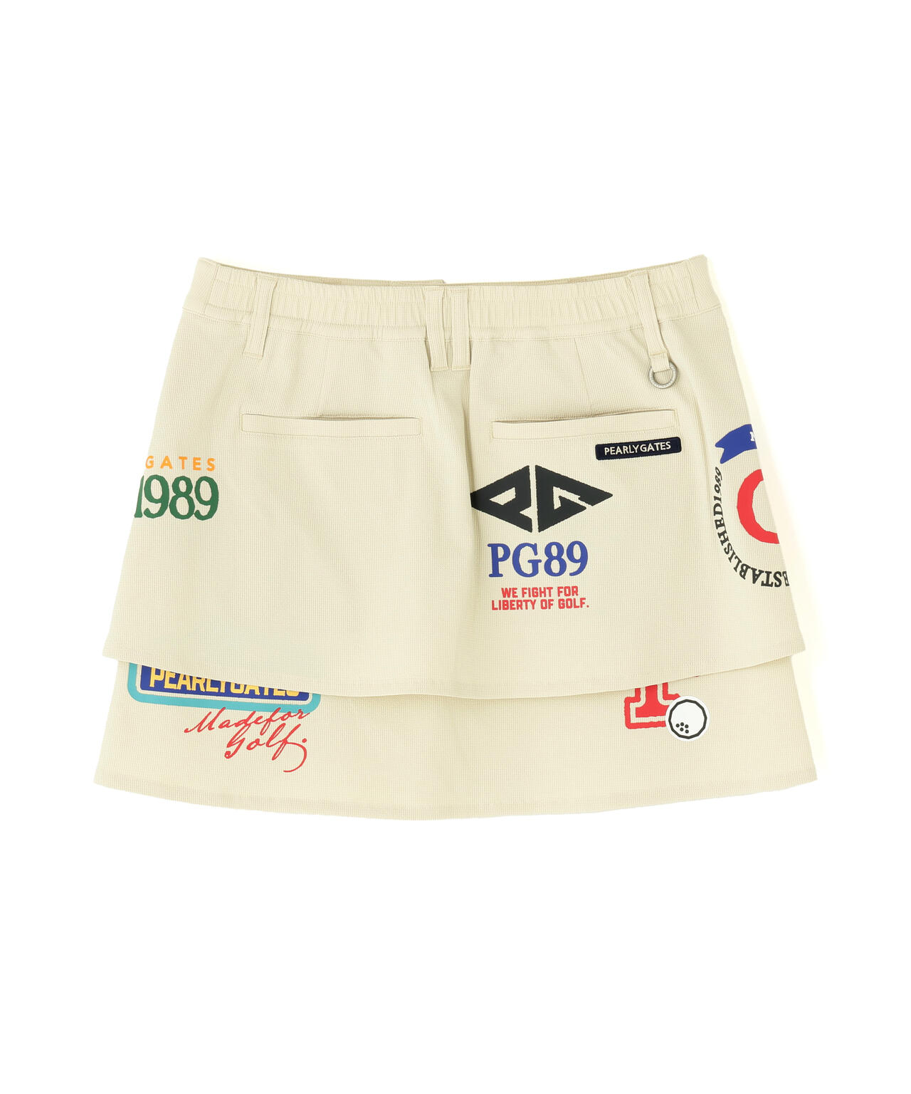 早い者勝ち！！新品PEARLYGATESベスト＆ロゴスカート&ソックスset 一部店舗&公式オンライン限定カラー有り】カレッジロゴPeストレッチ