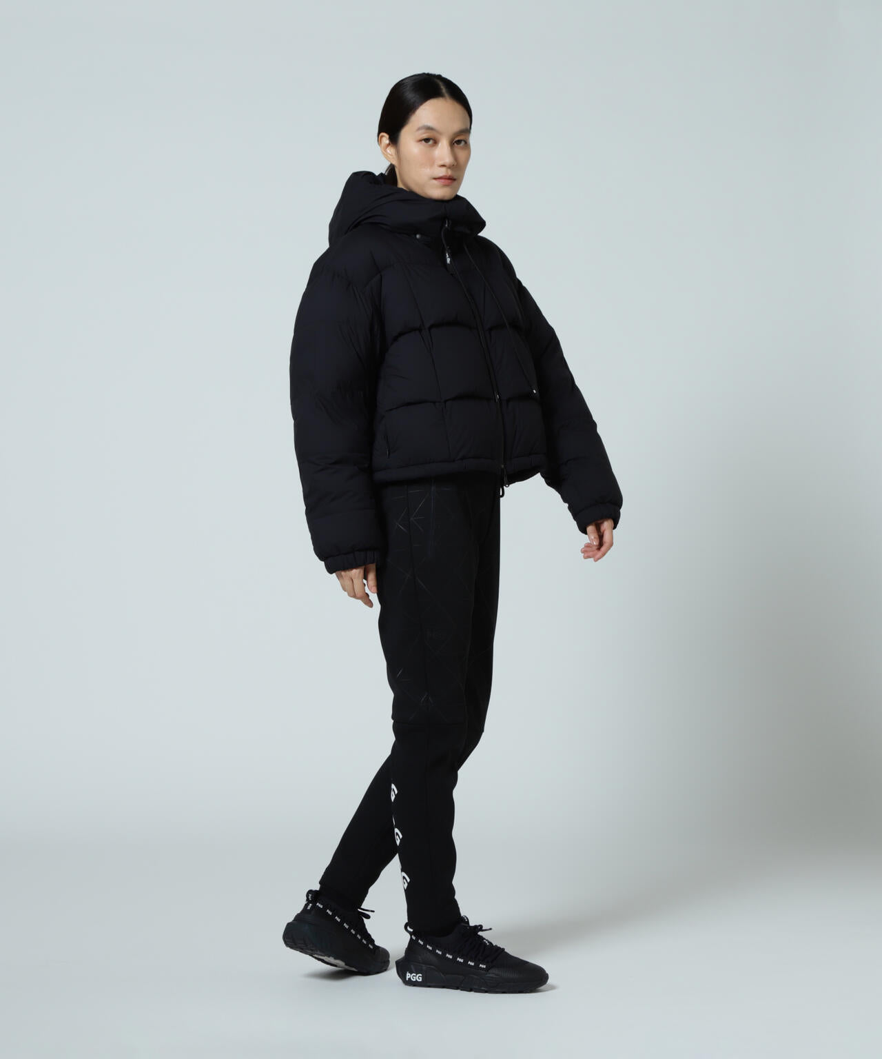 極美品　PGG パーリーゲイツ　(M) フリース　イージー　リブパンツ　濃紺 PGG】ストレッチKARUISHIパンツ (LADIES) | PEARLY GATES（パーリー