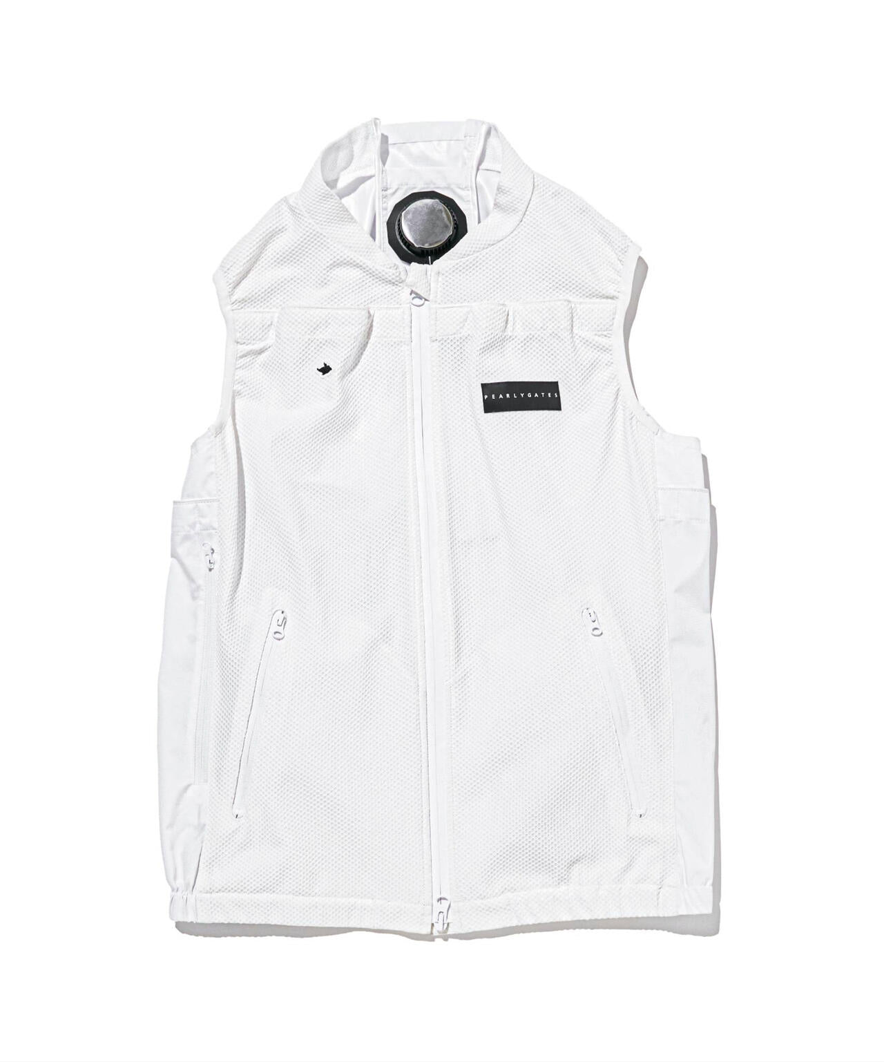 ファン＆ペルチェ付きディンプルメッシュストレッチラミネート