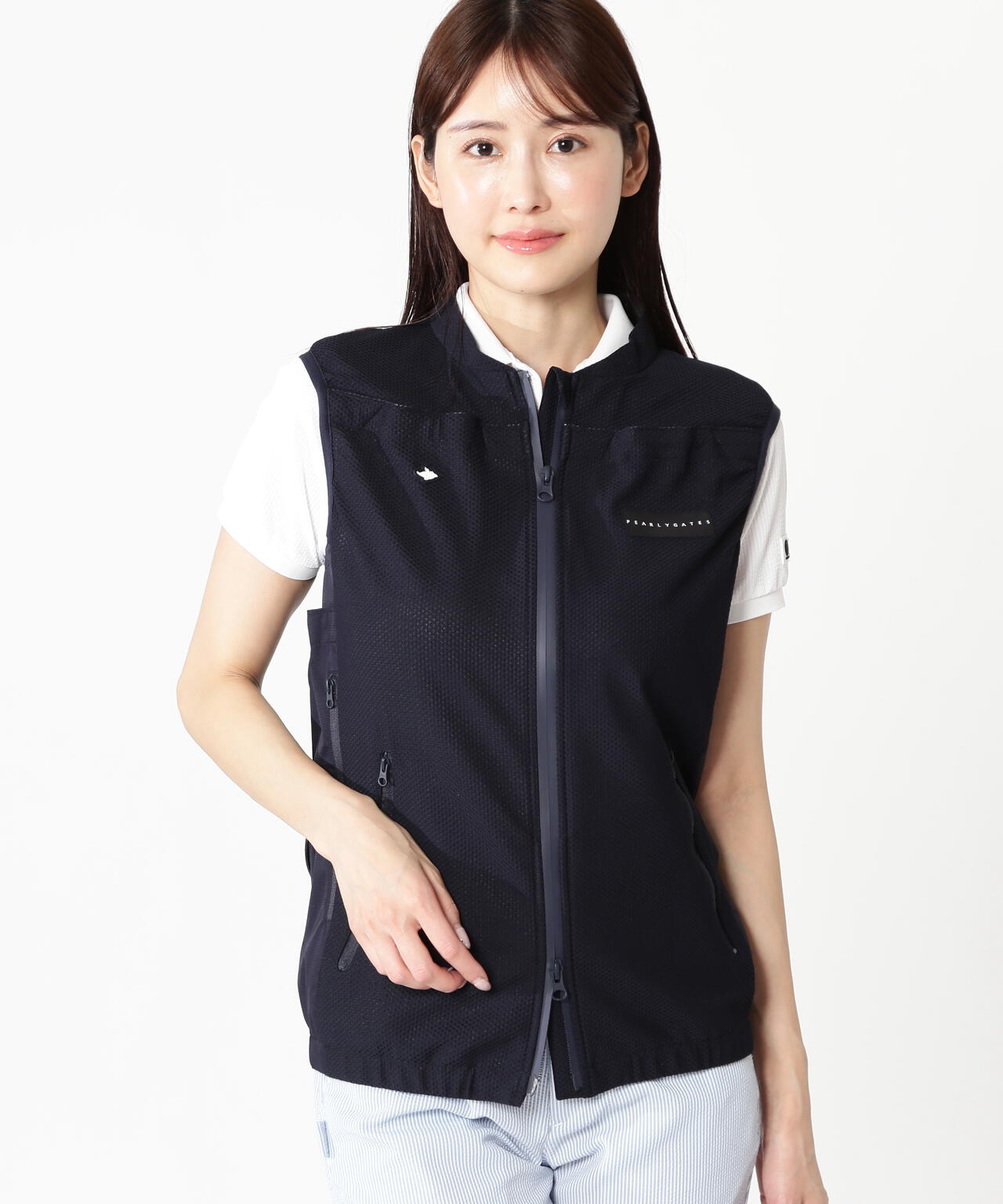 ファン＆ペルチェ付きディンプルメッシュストレッチラミネート