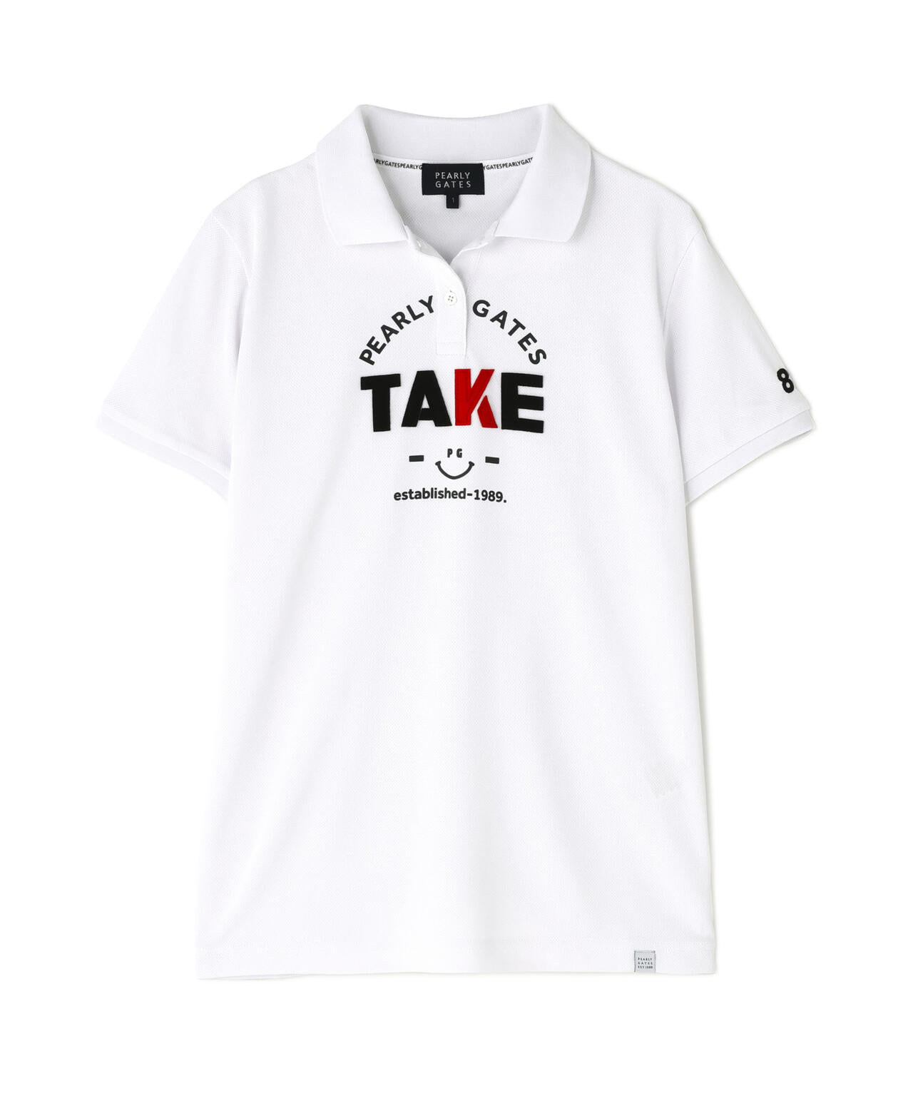 スウェットフリーＷフェイス半袖ポロシャツ