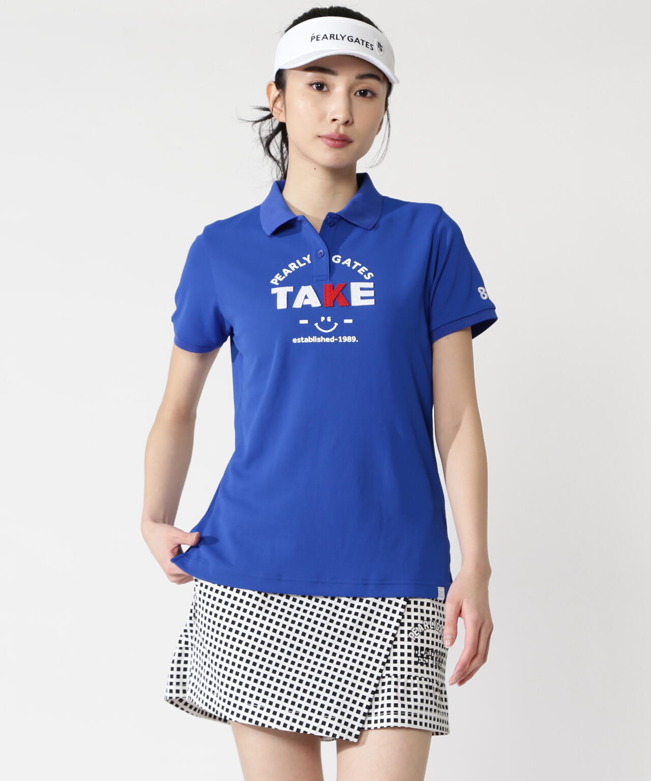 スウェットフリーＷフェイス半袖ポロシャツ