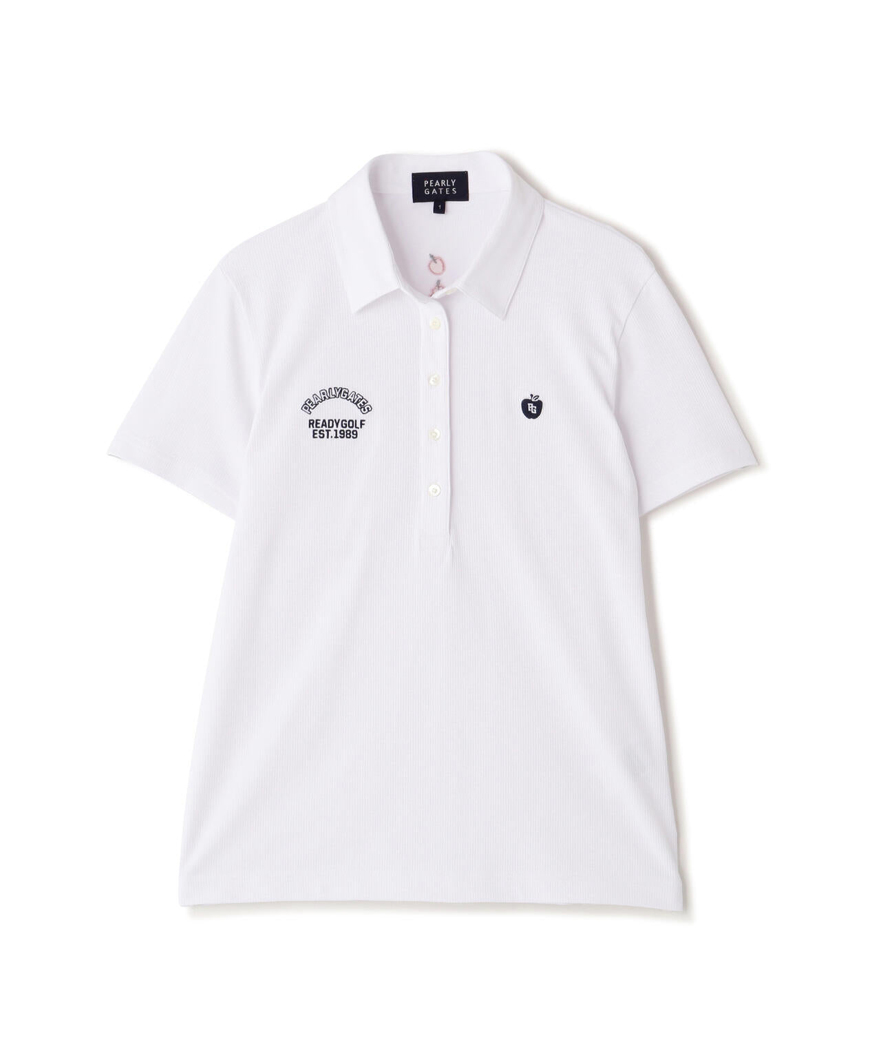 ワッフルメッシュジャージ半袖ポロシャツ