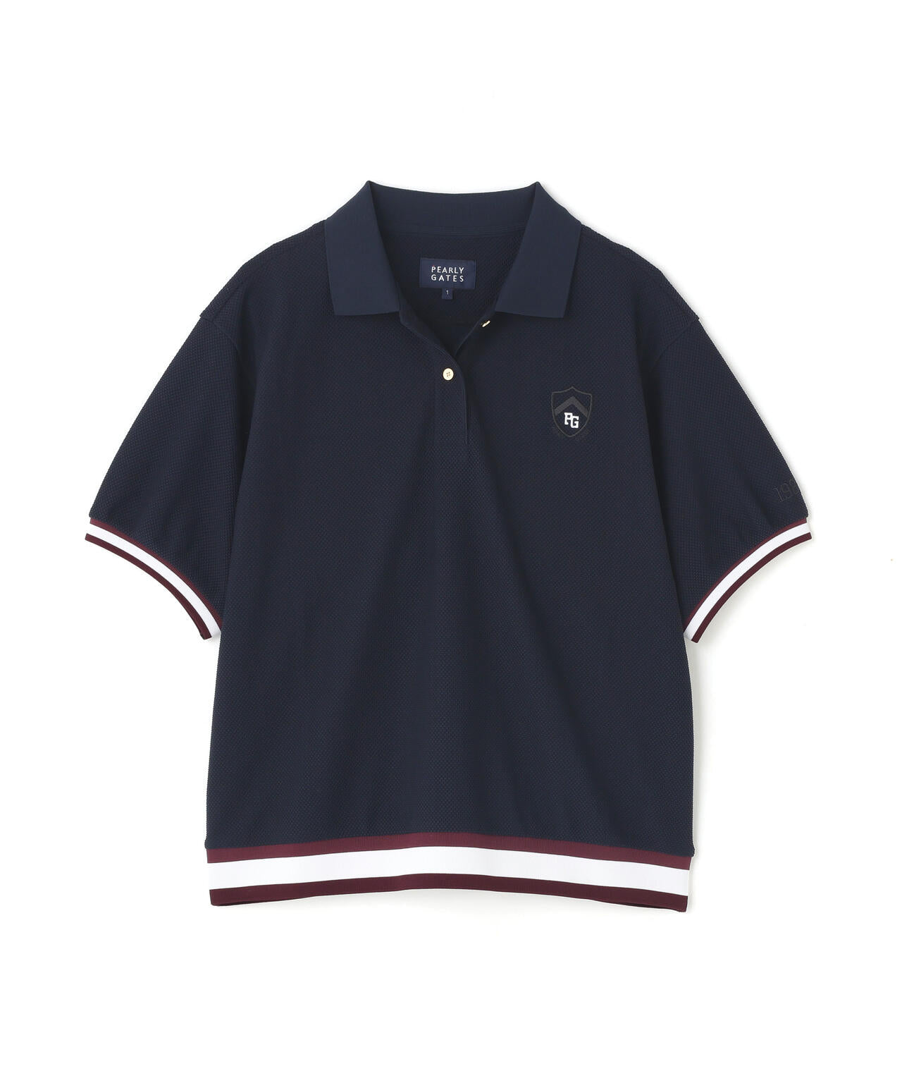 ダブルフェイスカノコ半袖ポロシャツ