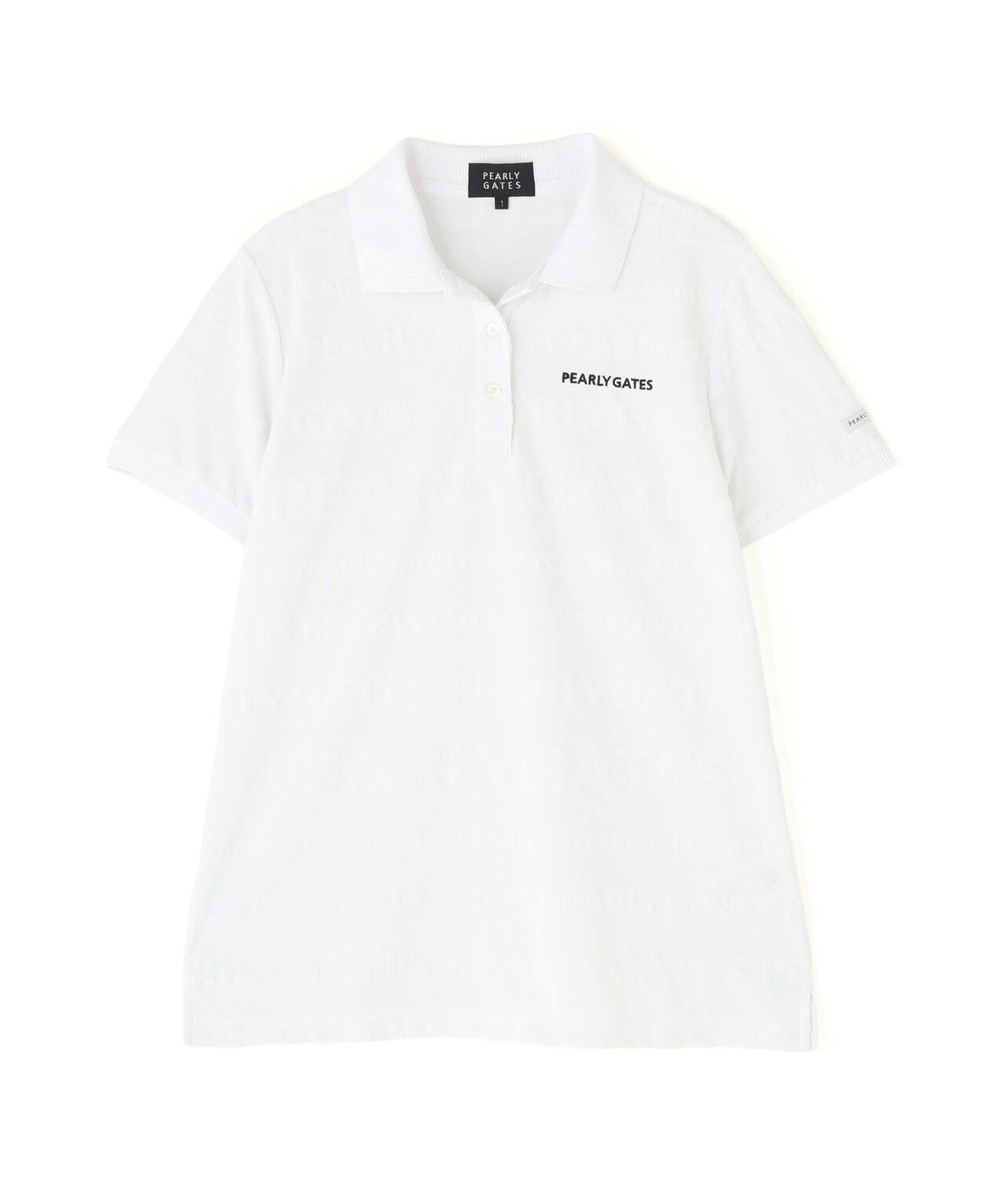 パイルジャガード半袖ポロシャツ