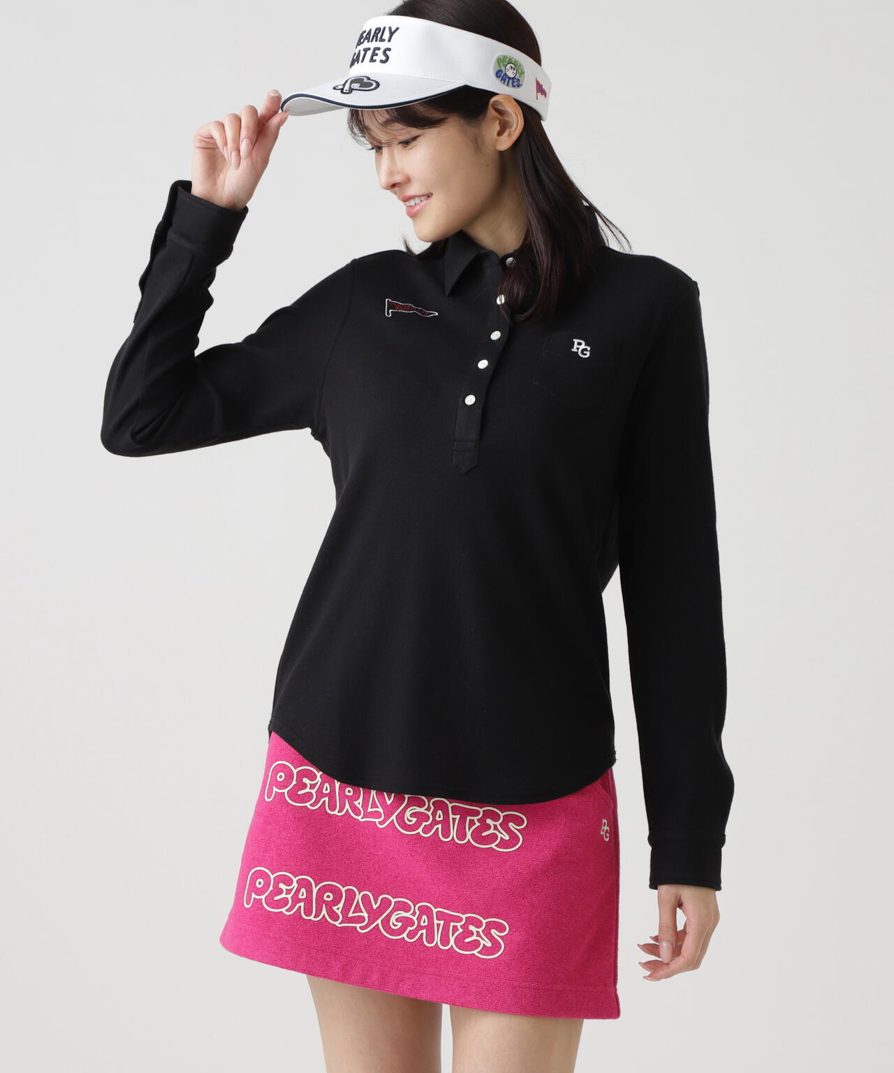 ソリストヒートストレッチ鹿の子スムース起毛長袖カットソープルオーバー