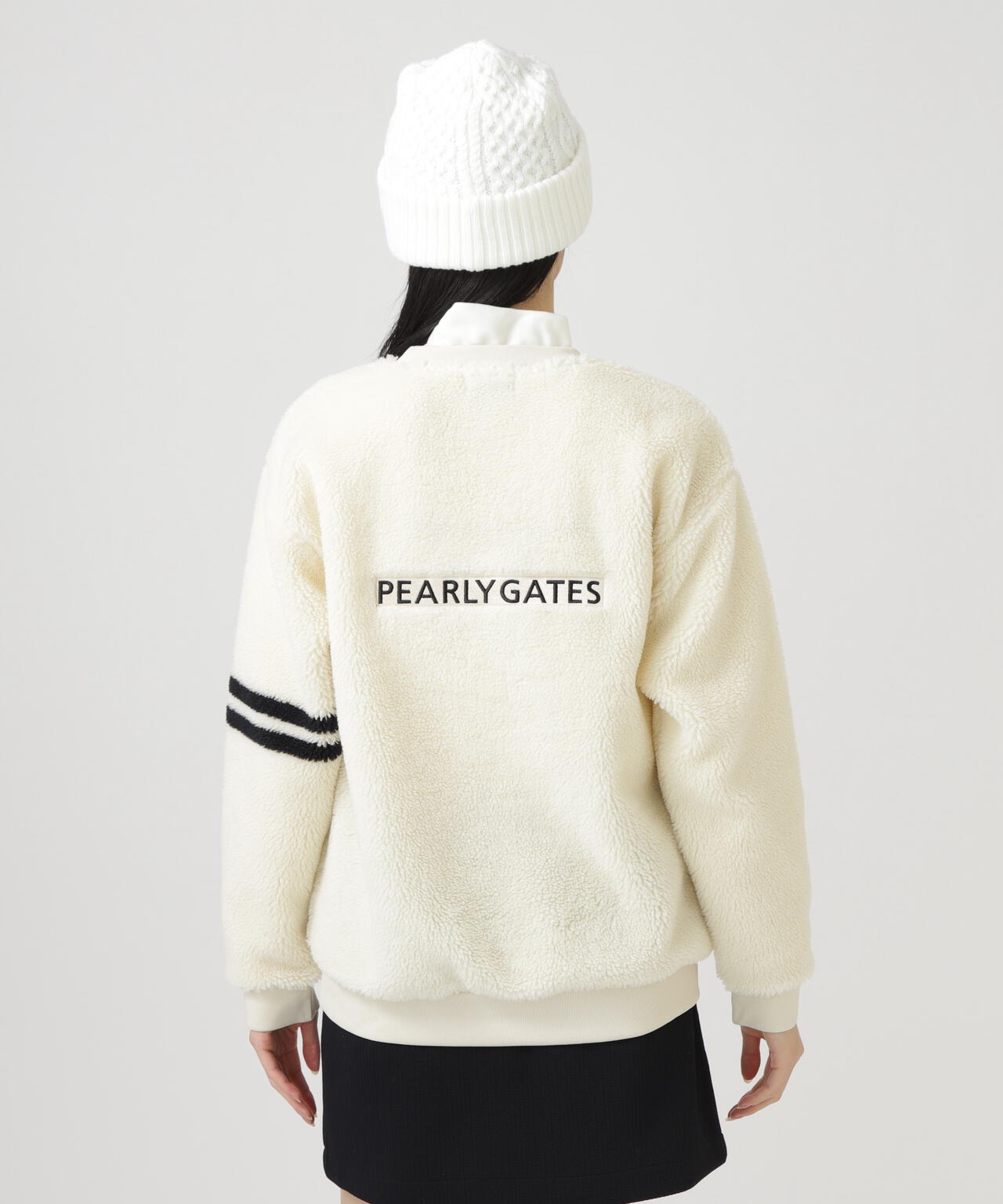 ハイパイルボアパネルJQクルーネックカットソー