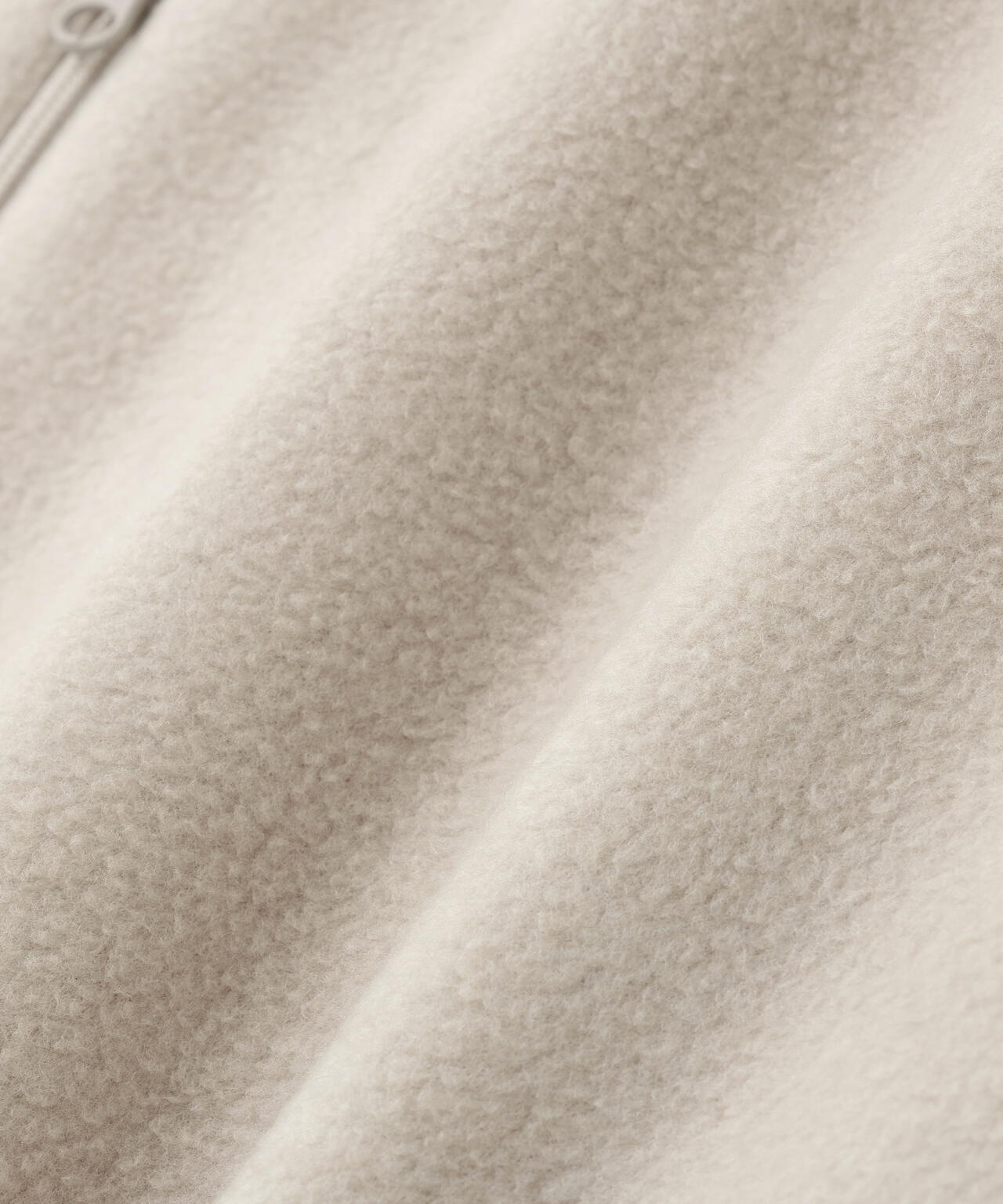 レーヨンブレンドストレッチフリースフーディプルオーバー