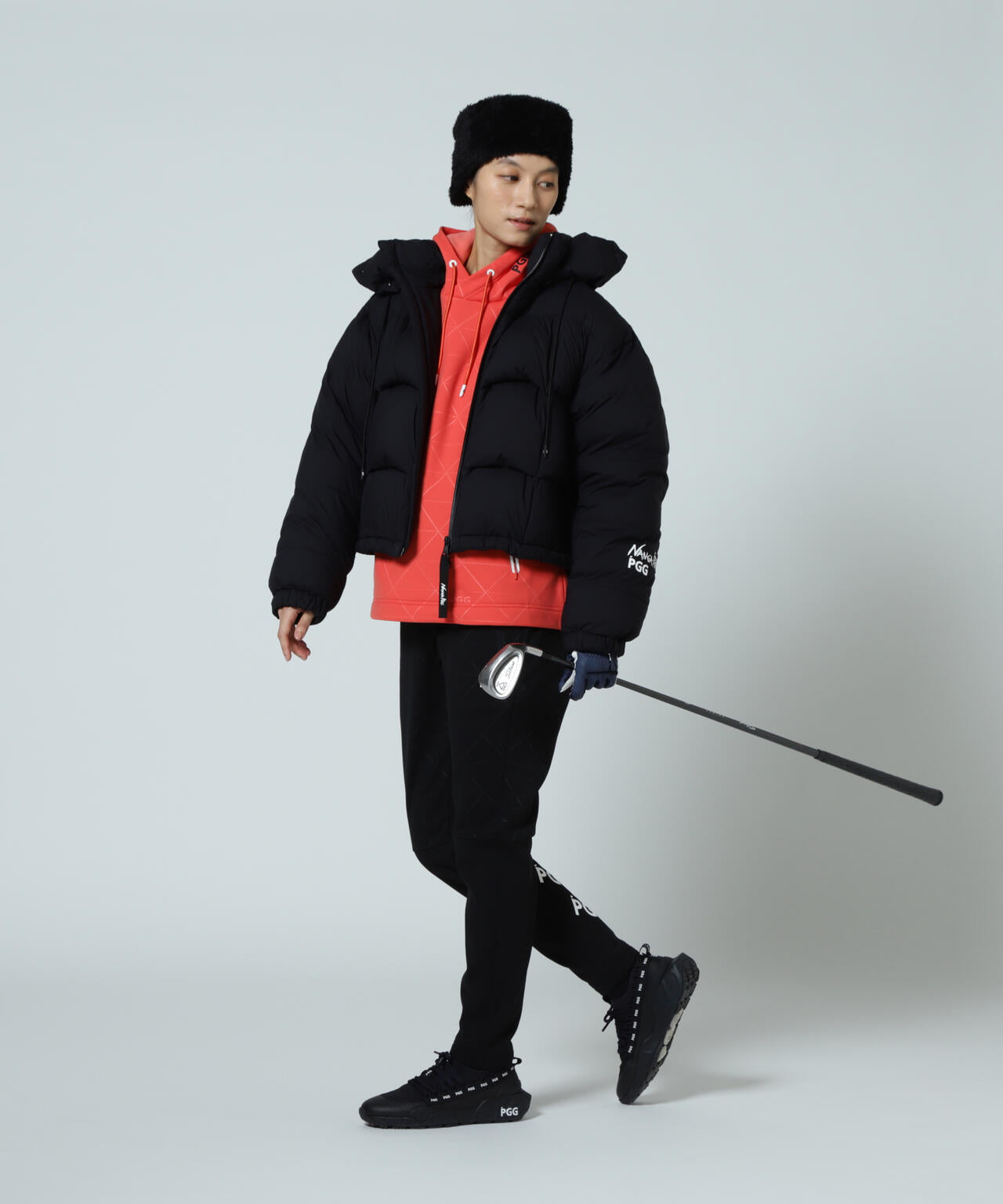 PGG】ストレッチKARUISHIフーディプルオーバー (LADIES) | PEARLY