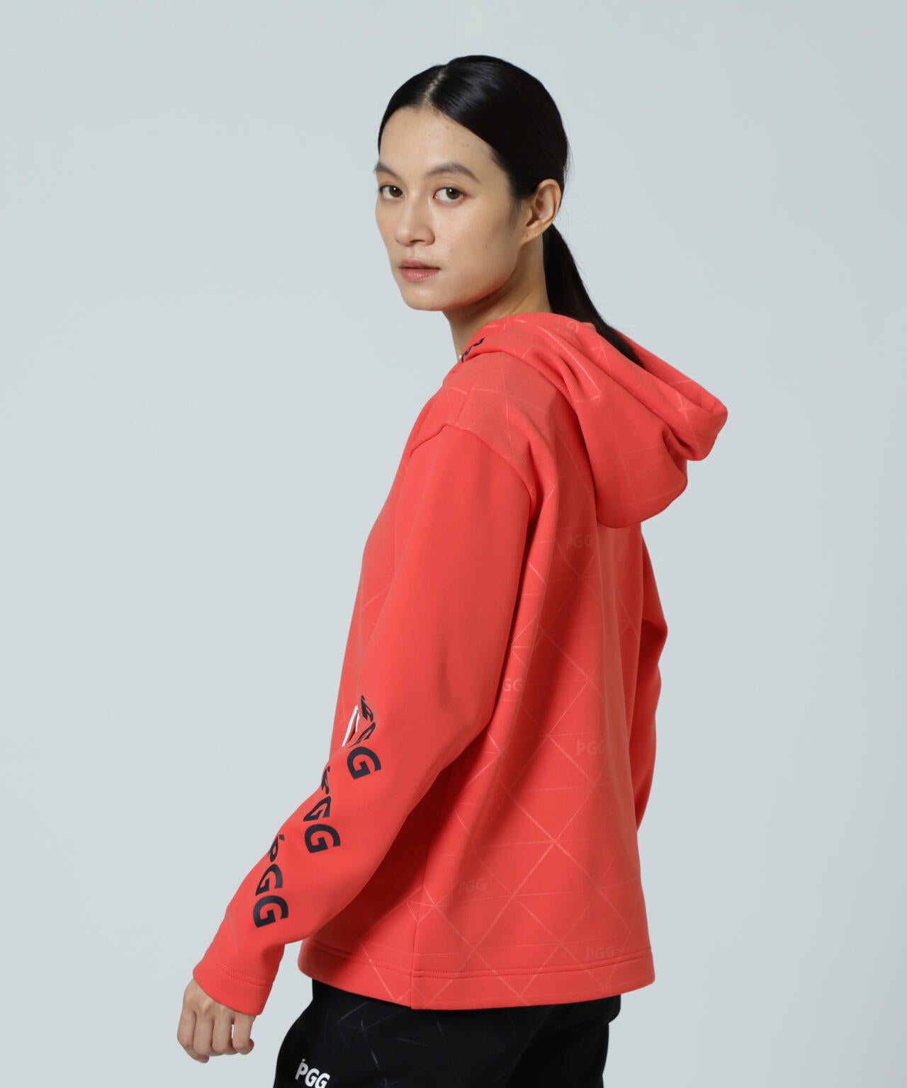 PGG】ストレッチKARUISHIフーディプルオーバー (LADIES) | PEARLY