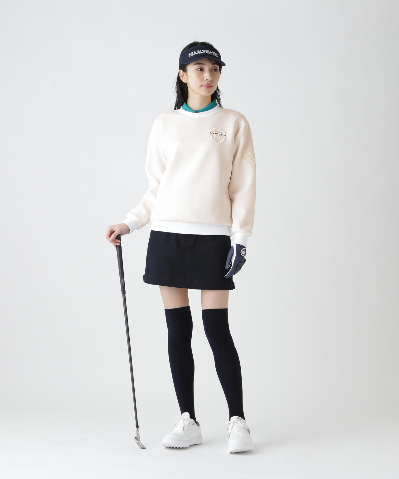 ダンボールクッションクルーネックカットソー | PEARLY GATES