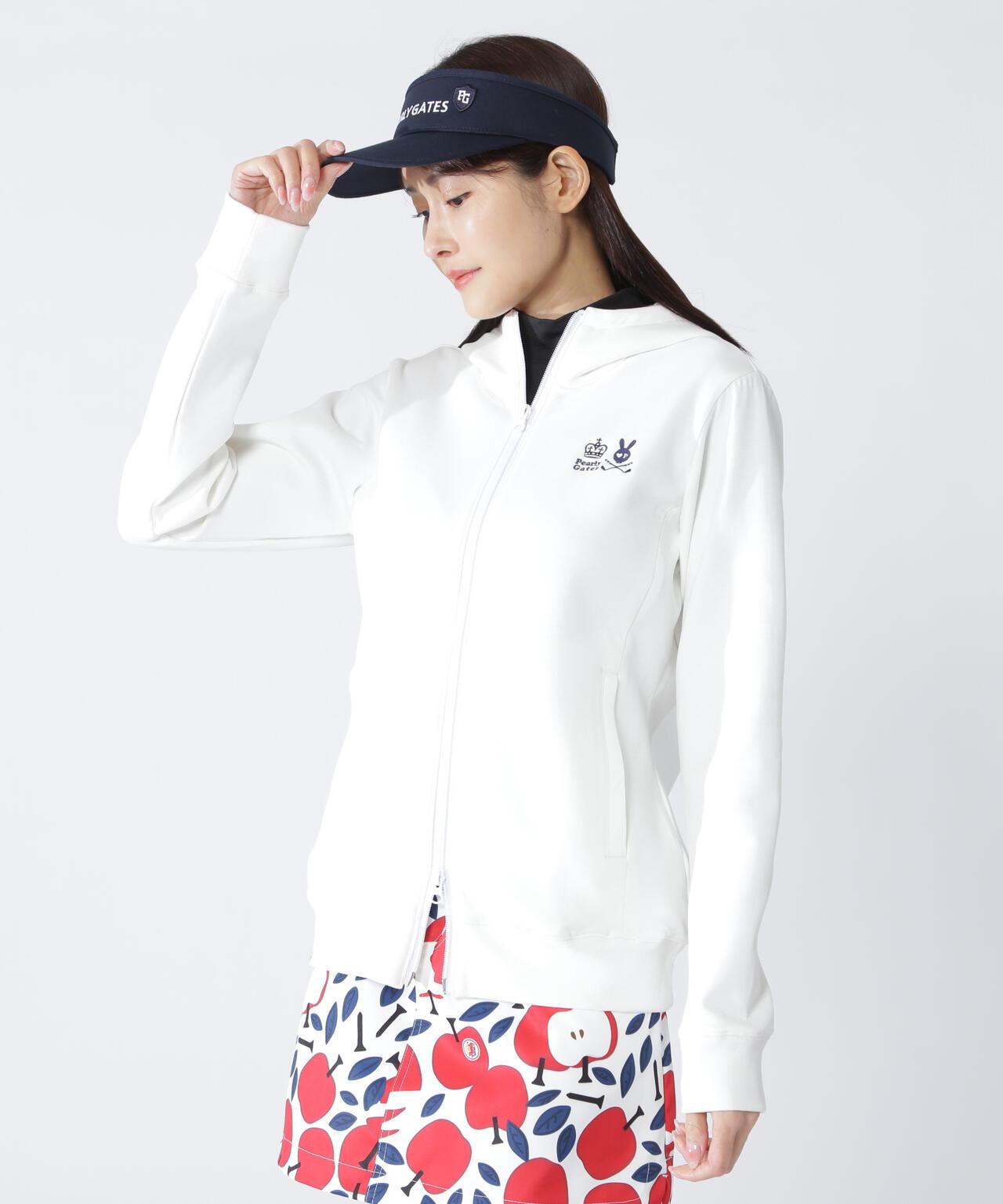 スカルラビットダンボールフルジップフーディ