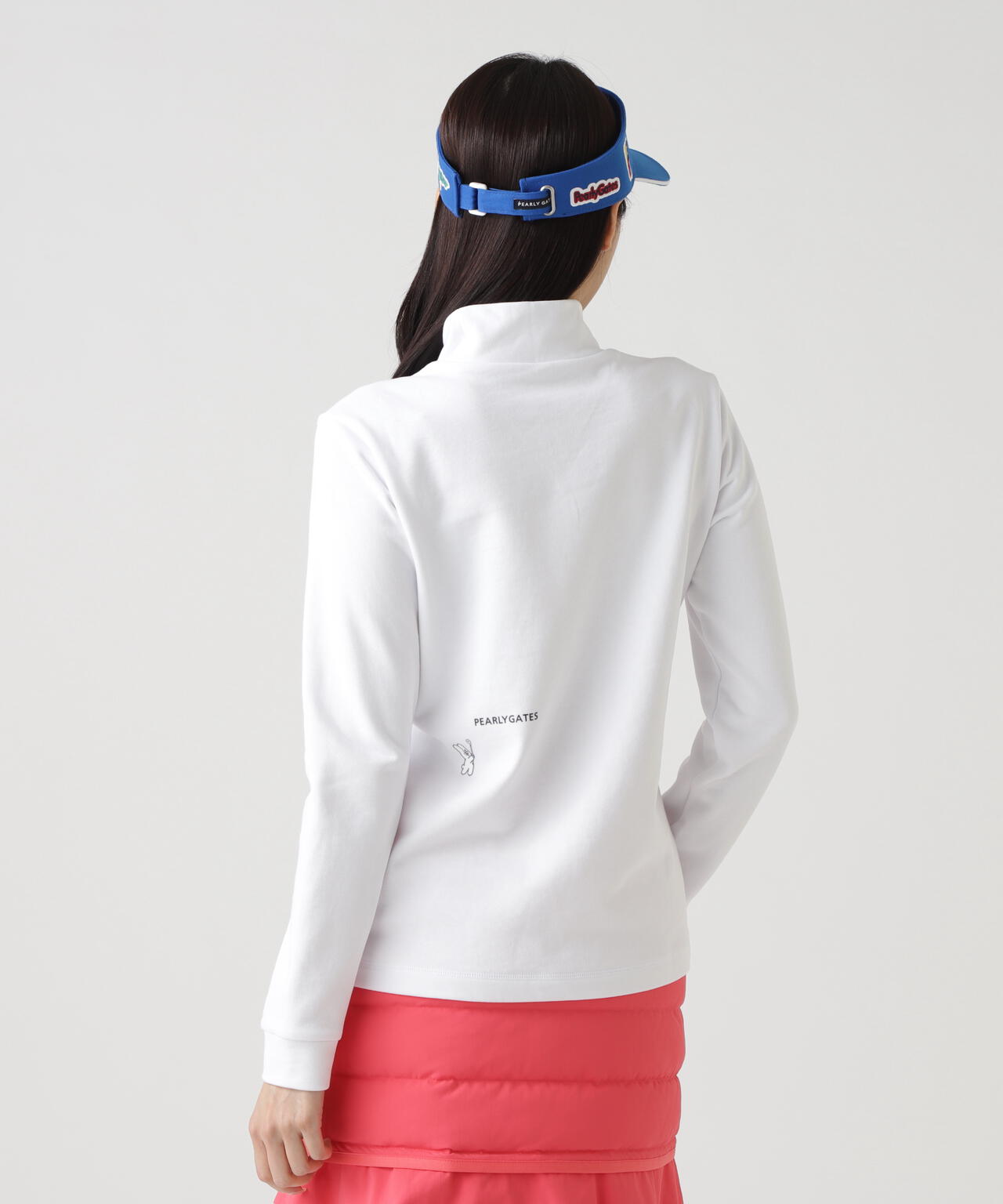 Cソロナ裏毛長袖ハイネックカットソー