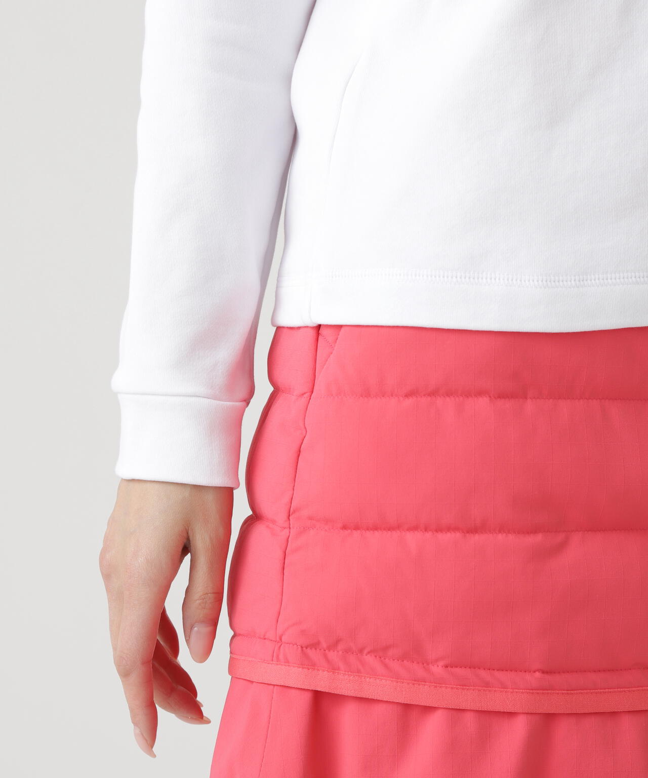 Cソロナ裏毛長袖ハイネックカットソー