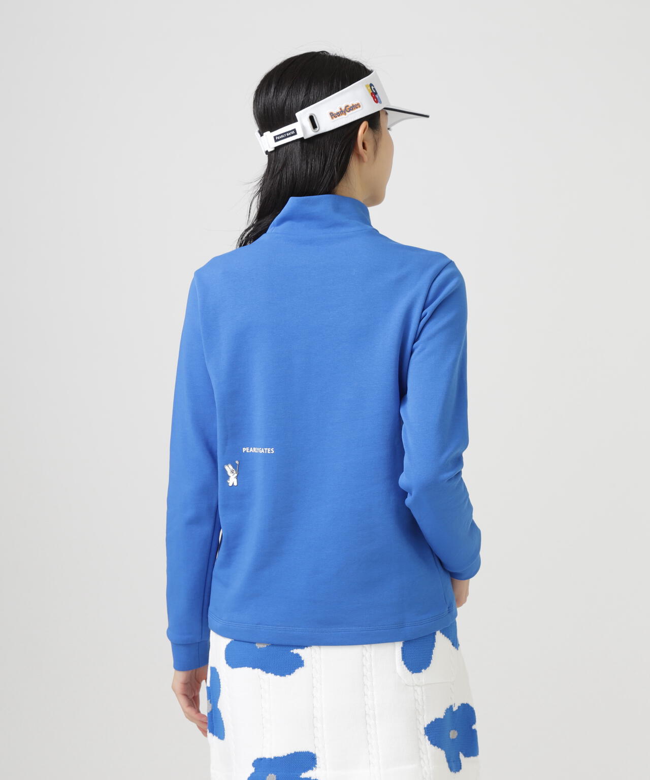 Cソロナ裏毛長袖ハイネックカットソー