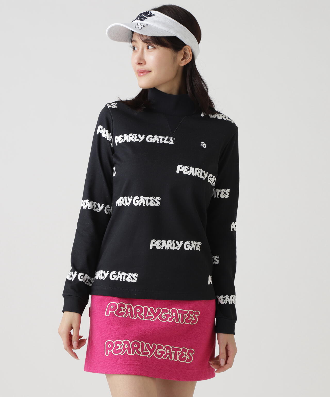 新品国内正規　パーリーゲイツ　PG刺繍ロングコート
サイズ1(M〜L) 新品国内正規パーリーゲイツPG刺繍ロングコート サイズ1(M〜L)