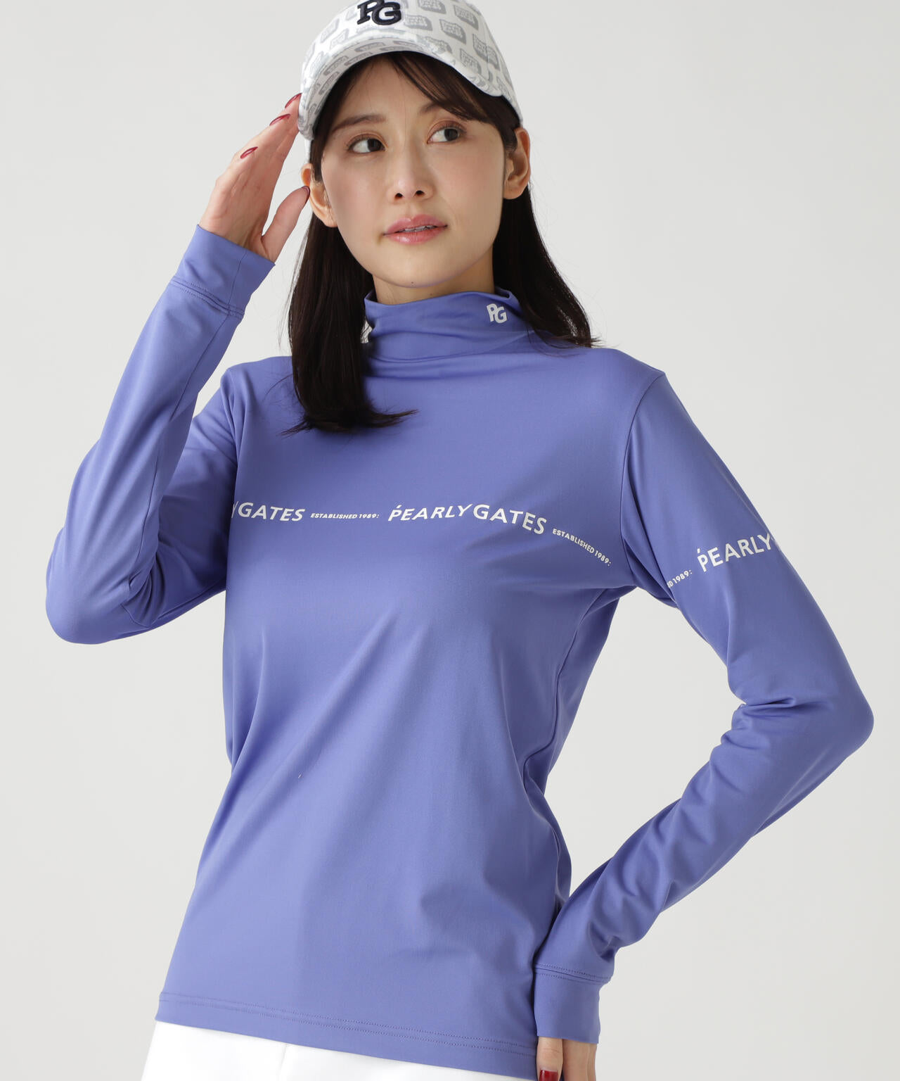 PEARLY GATES /Beatrix cool長袖ハイネックカットソー⑹ PEARLY GATES /Beatrix cool長袖ハイネックカットソー⑹ PEARLY GATES