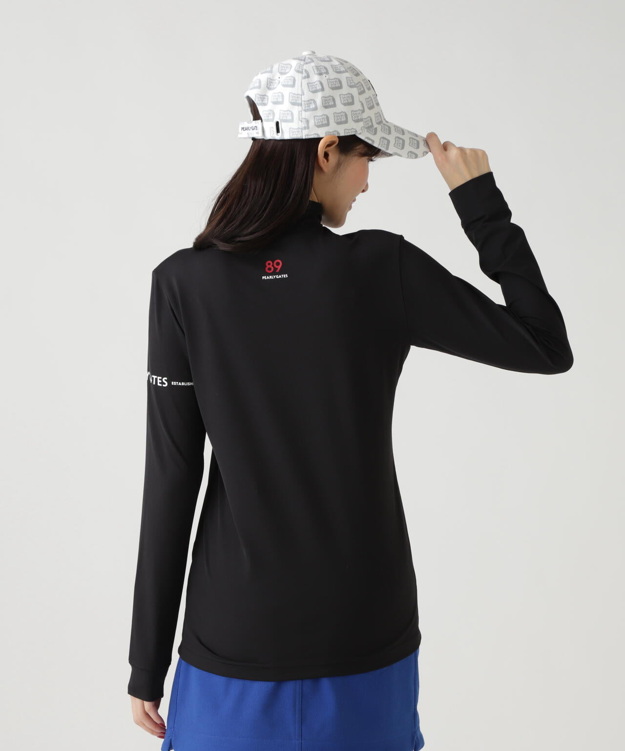 37.5ベア天竺長袖ハイネックカットソー | PEARLY GATES（パーリー